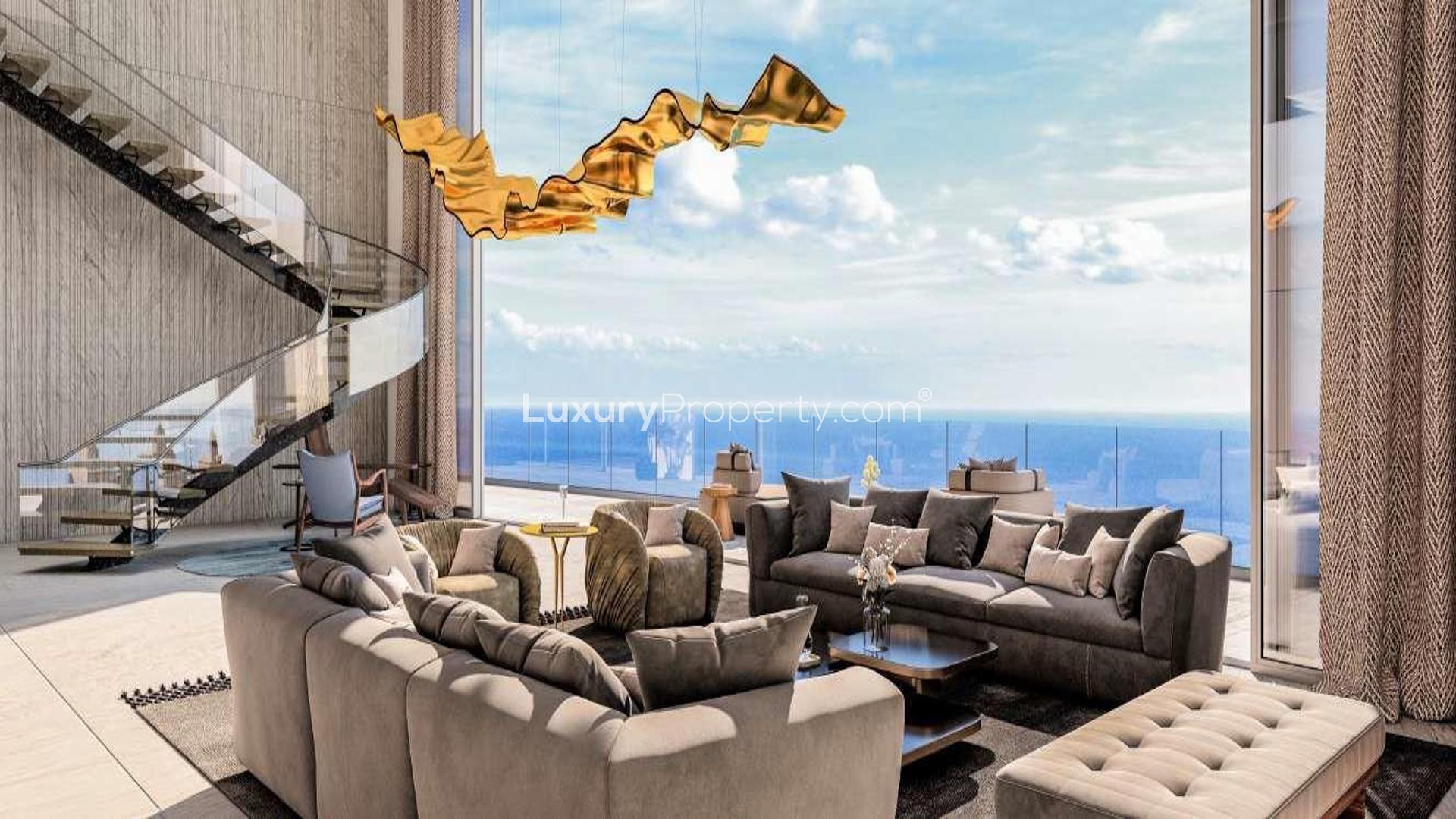 High-rise penthouse in ONE Tower, Limassol with stunning sea views, for sale