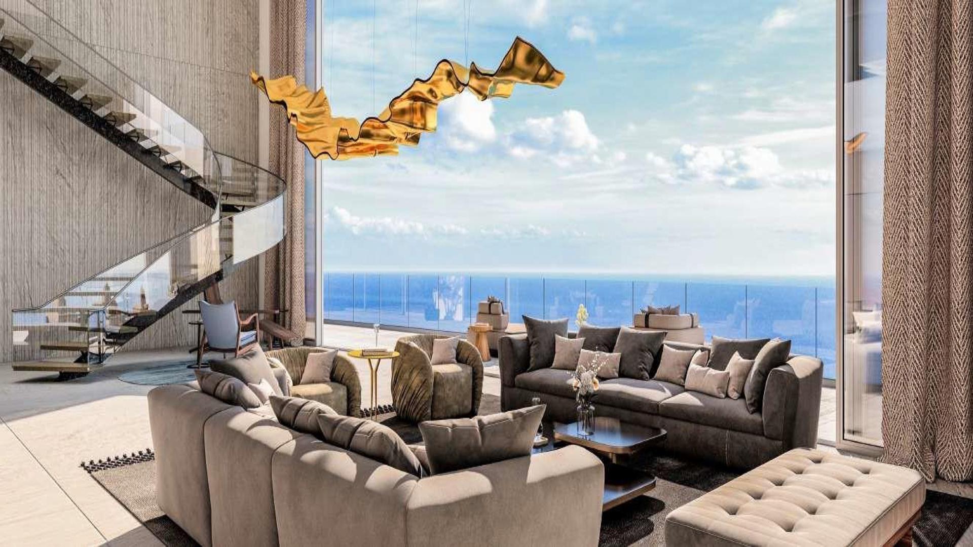 High-rise penthouse in ONE Tower, Limassol with stunning sea views, for sale