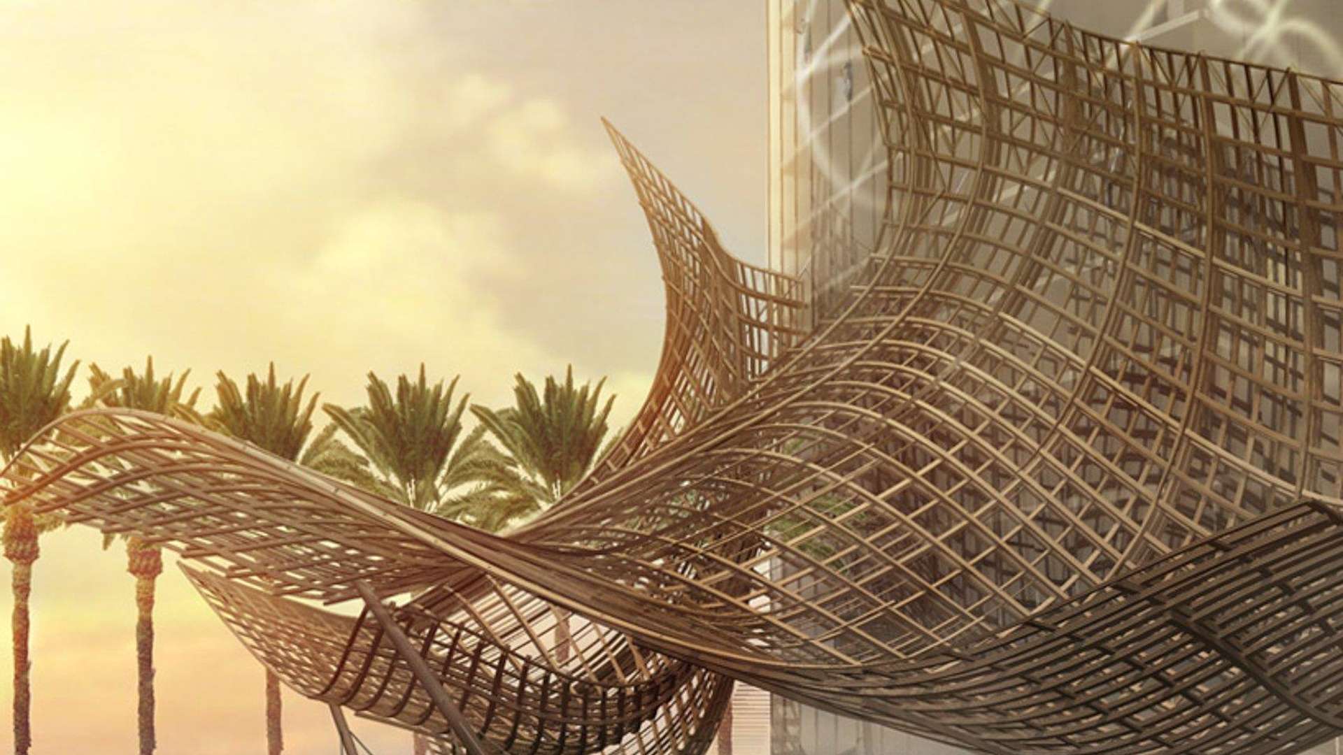 Luxury penthouse gym with modern equipment at D1 Tower, Culture Village