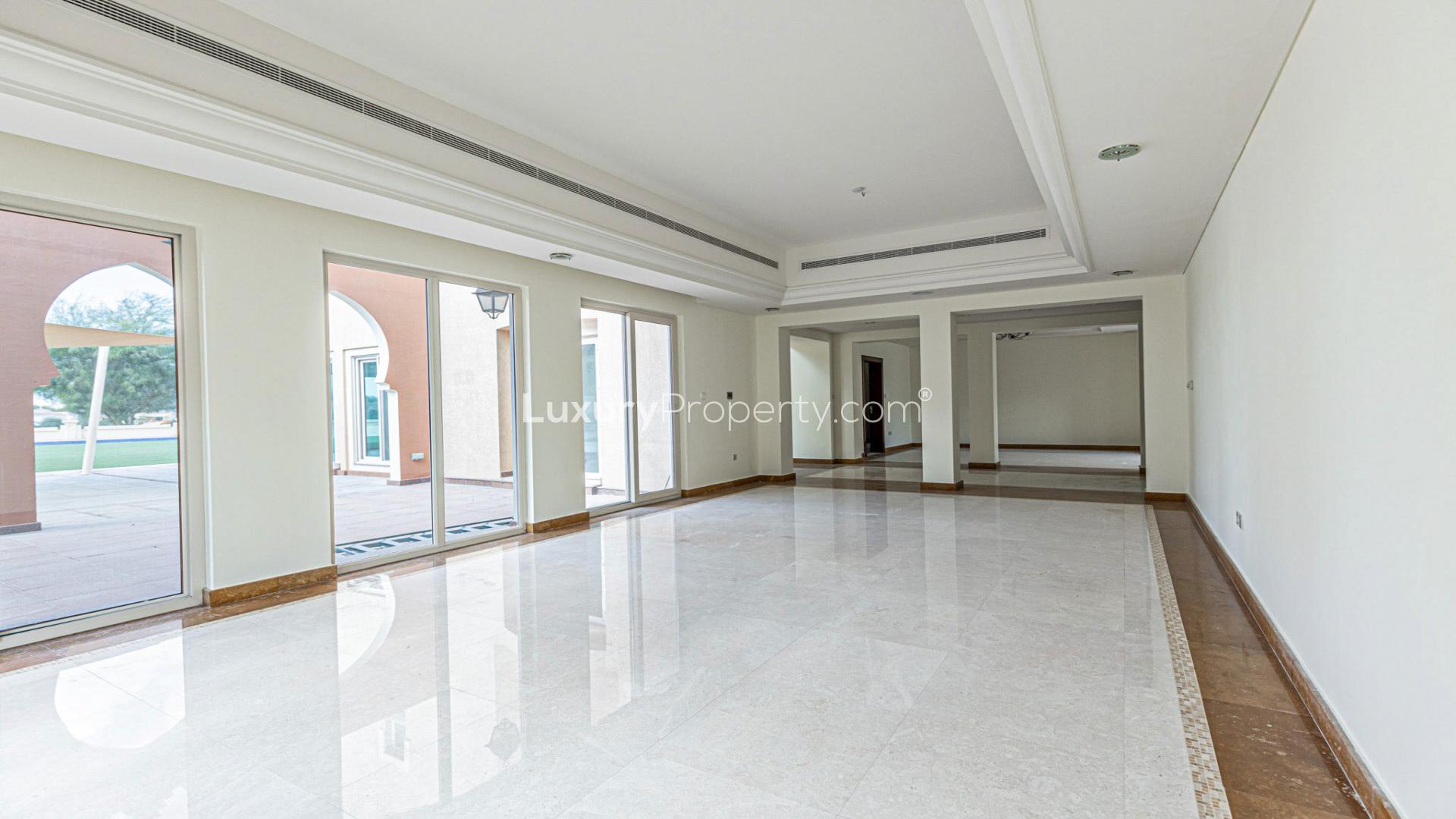 Luxurious villa with pool and golf course view in Victory Heights, Dubai Sports City