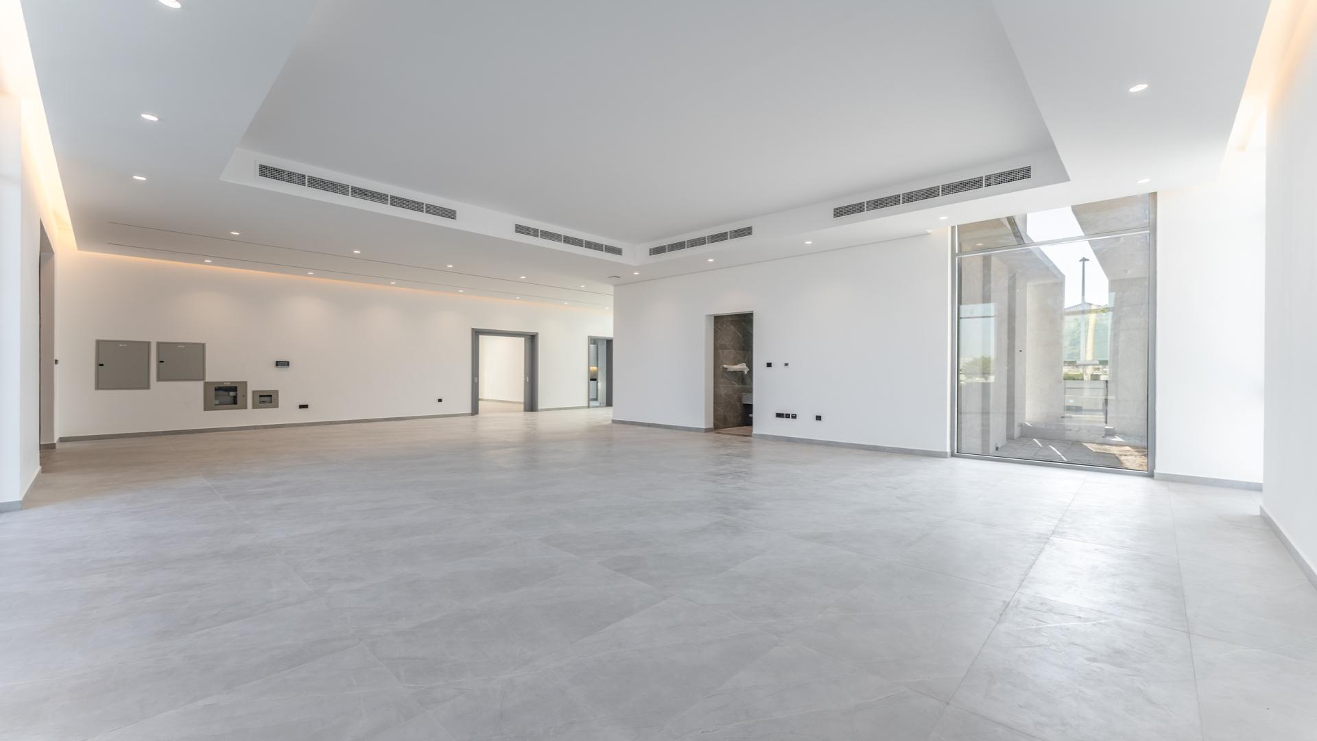 Spacious living area in brand new 6-bedroom villa, Al Barsha South 2 for rent