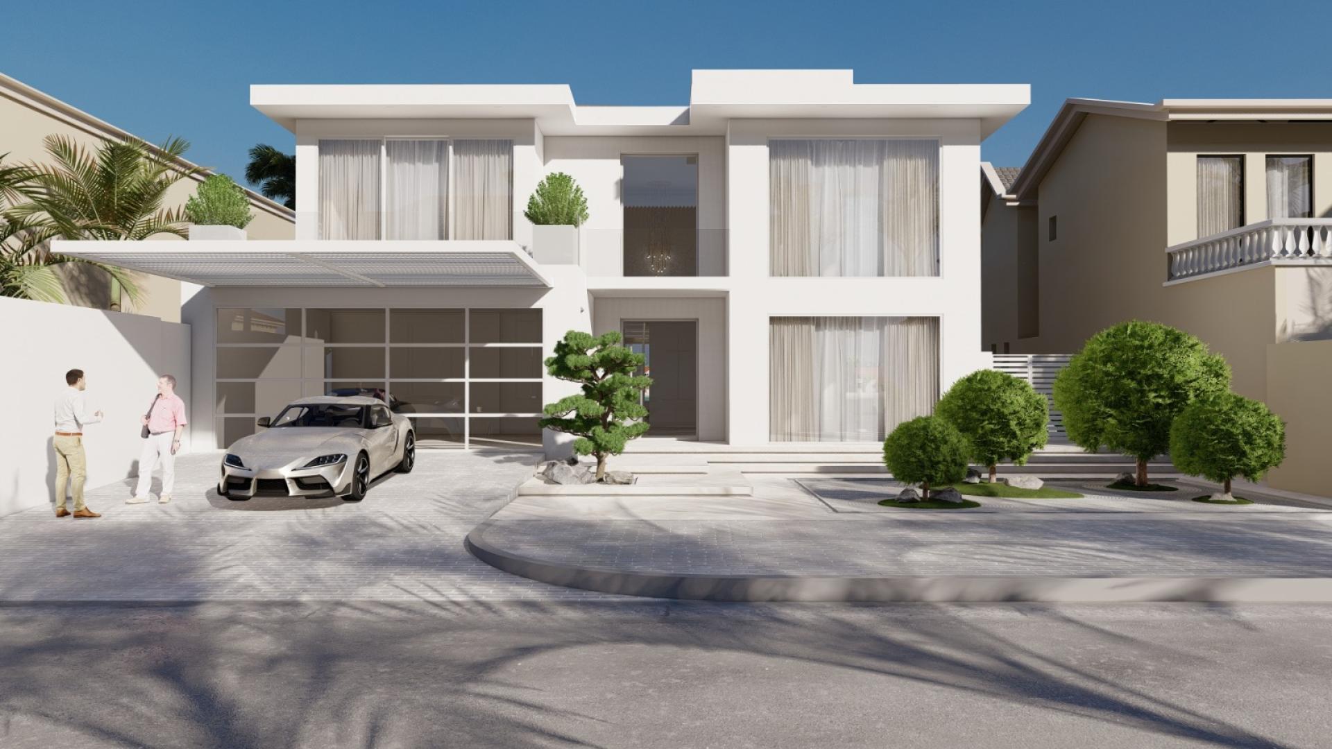 Modern villa with private pool in Frond B, Palm Jumeirah, available for rent