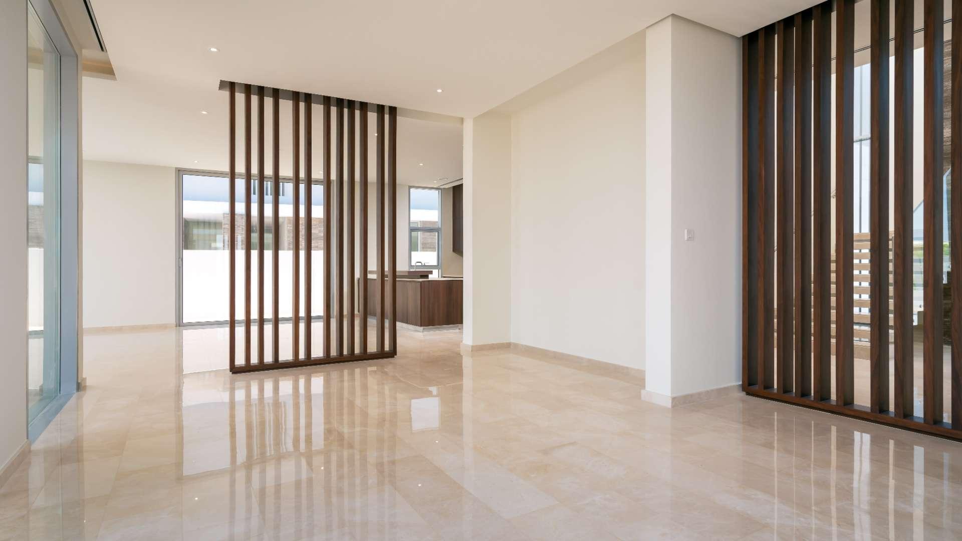 Luxurious villa interior with floor-to-ceiling windows, marble flooring, Parkway Vistas, Dubai Hills