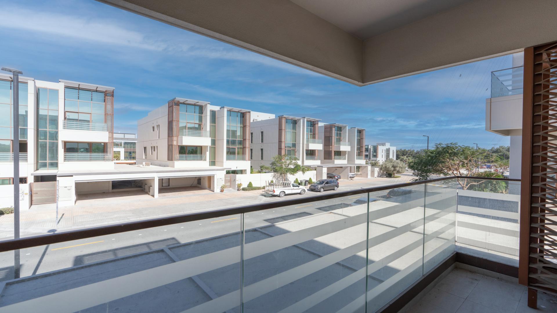 Modern 6-bedroom villa exterior in Meydan Gated Community, available for rent