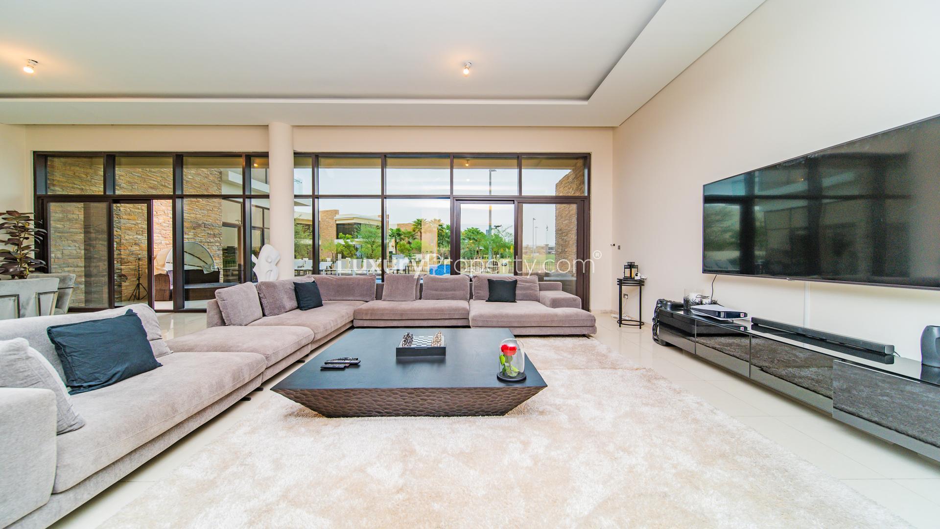 Beautiful 6-bedroom villa with private pool in Silver Springs, Damac Hills, available for rent