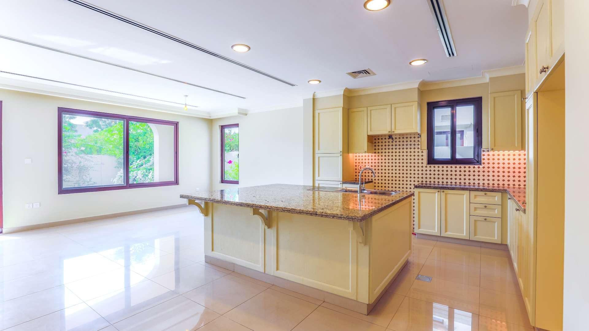 Spacious living room in 6-bedroom villa, Rosa, Arabian Ranches 2, with garden view