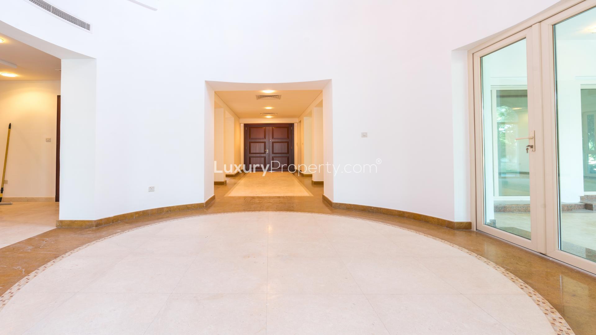 Spacious entryway in six-bedroom villa for rent, Victory Heights, Dubai Sports City