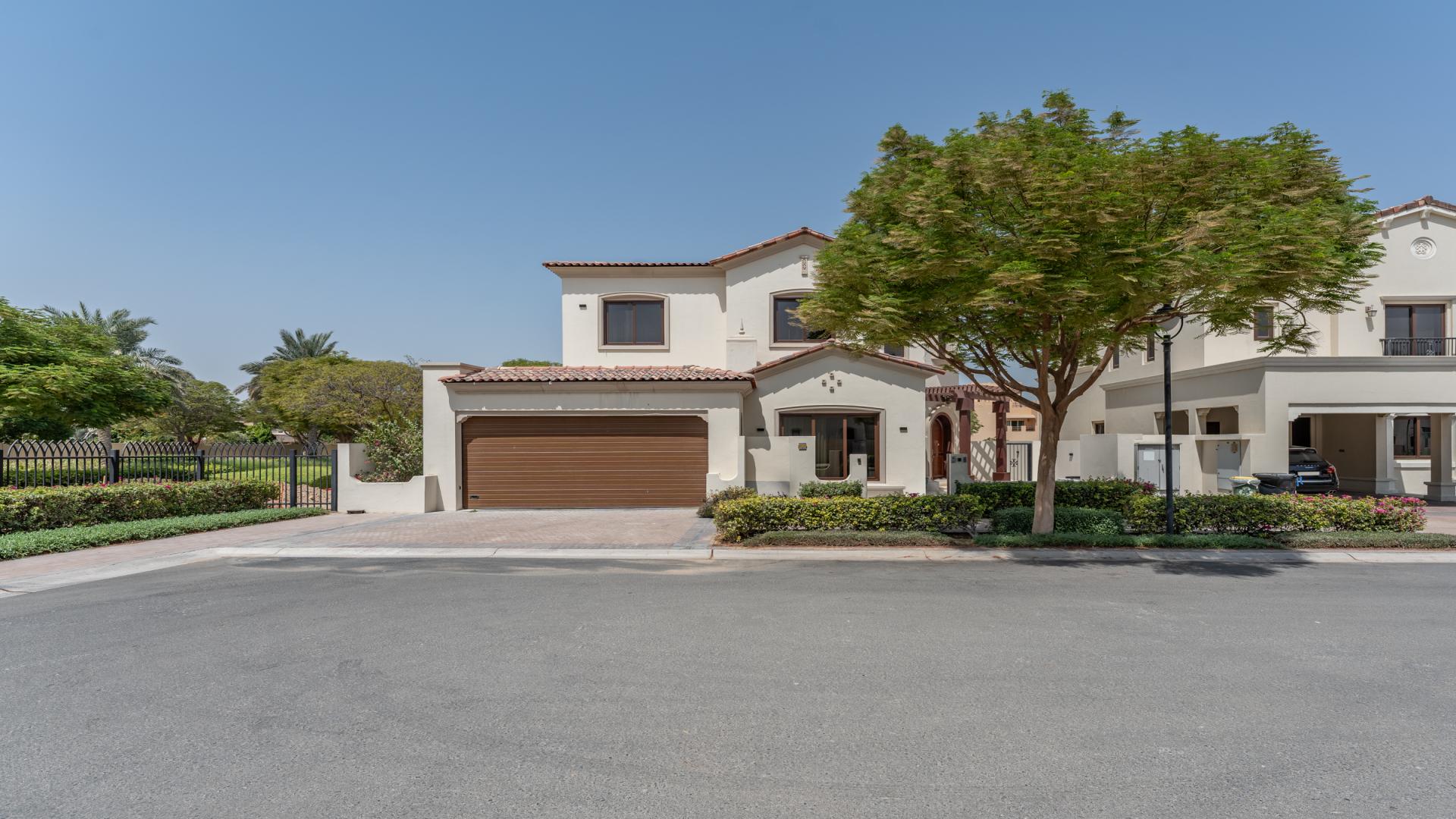 Luxurious living room in 4-bedroom villa, Aseel, Arabian Ranches, elegant decor and large windows