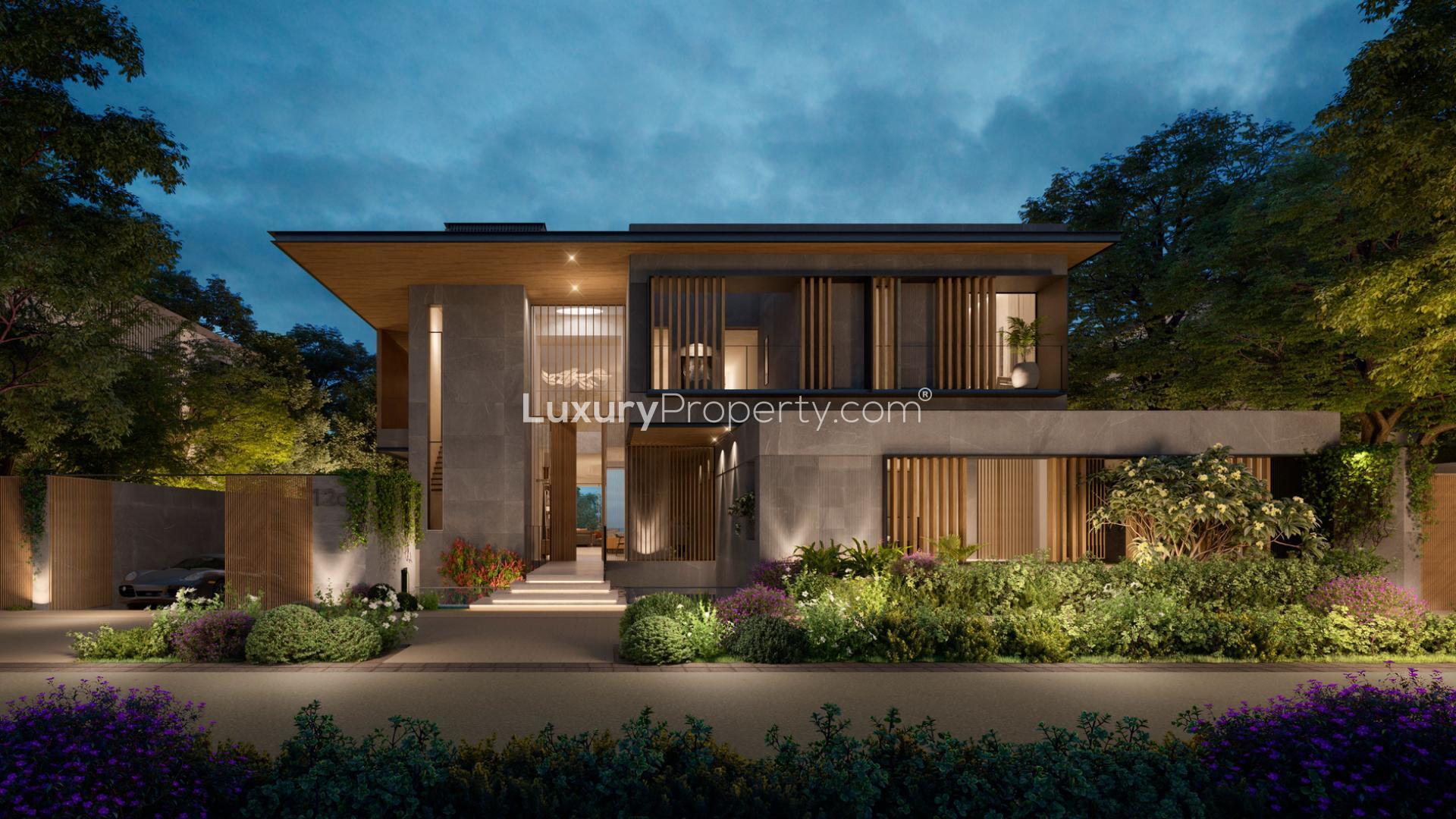 Luxurious 6-bedroom Elysian Mansion villa with pool, for sale in Tilal Al Ghaf