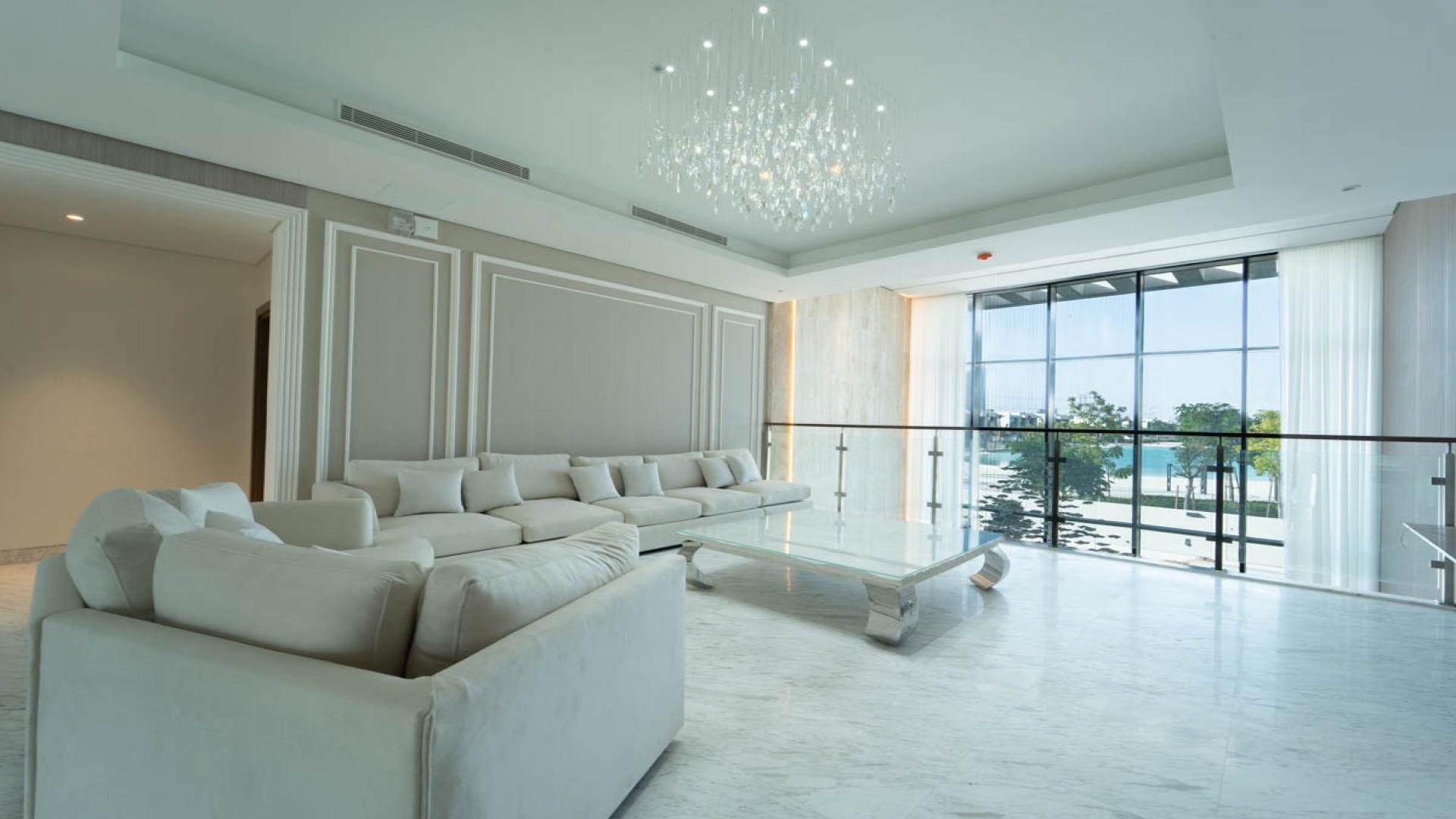 Modern staircase in luxury villa, District One Phase III, spacious interior with elegant design