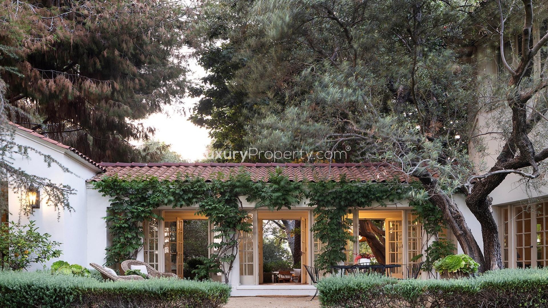 Luxurious Los Feliz Estate villa with pool, lush garden, and elegant architecture for sale