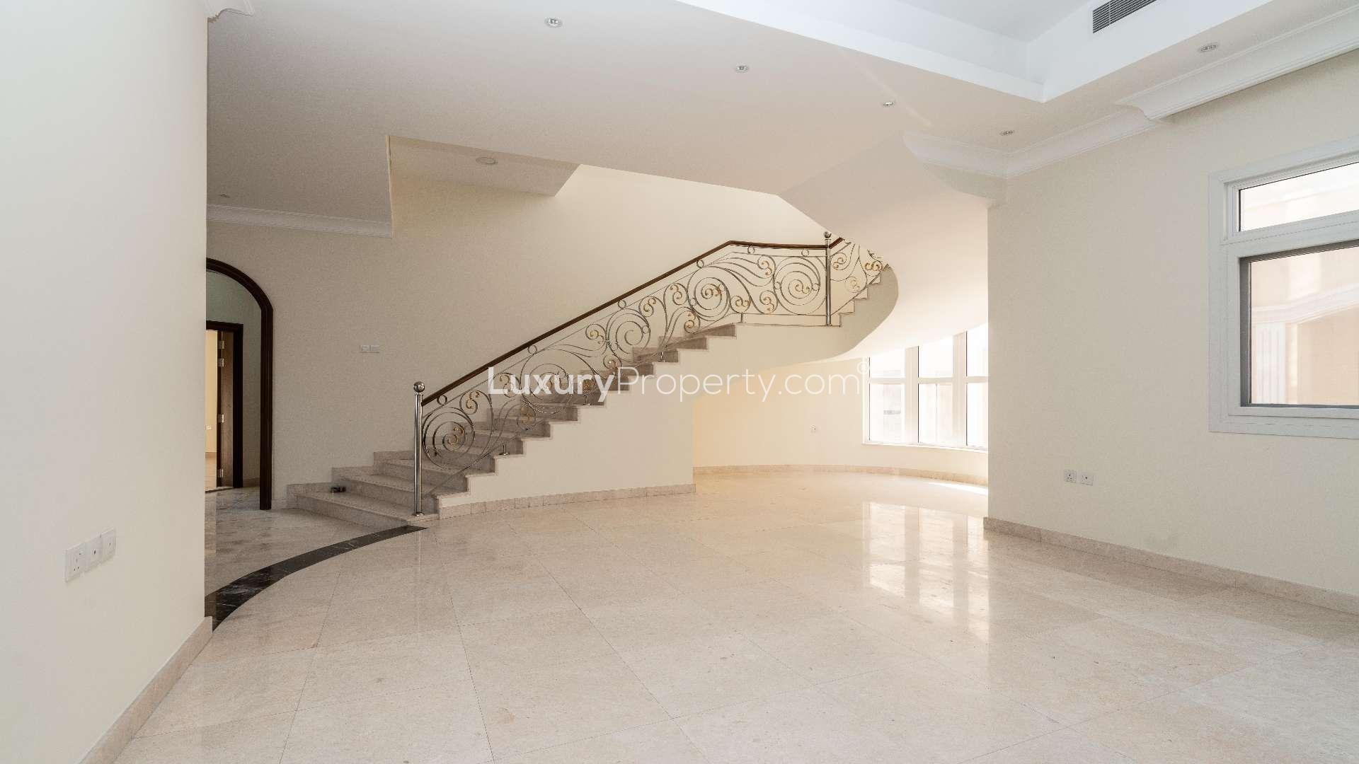 Spacious living area in 6-bedroom villa, Al Wasl, Jumeirah District, for sale