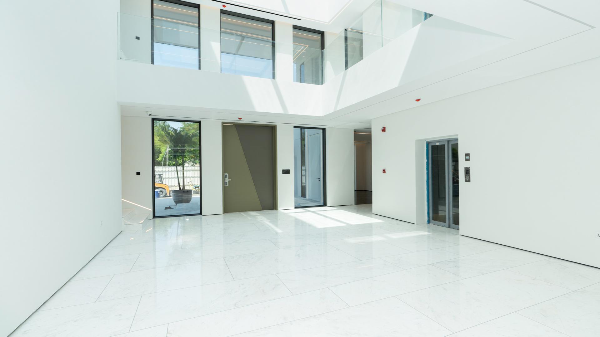 Exterior of custom-built 6-bedroom lagoon villa in Sobha Hartland, Mohammed Bin Rashid City