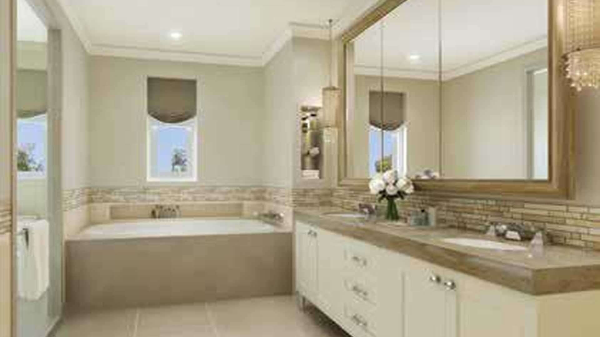 Opulent Aseel Villa in Arabian Ranches, lush greenery, spacious 6-bedroom luxury home