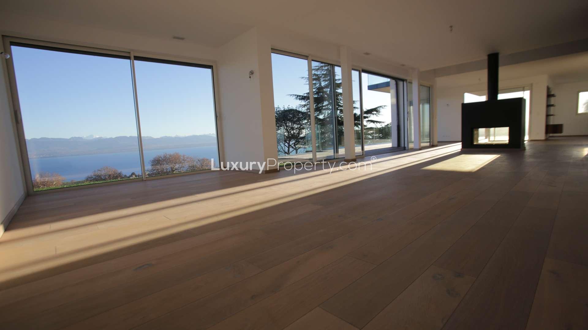 6 Bedroom Lakeside Villa with Modern Design in Bougy-Villars, Vaud, Switzerland