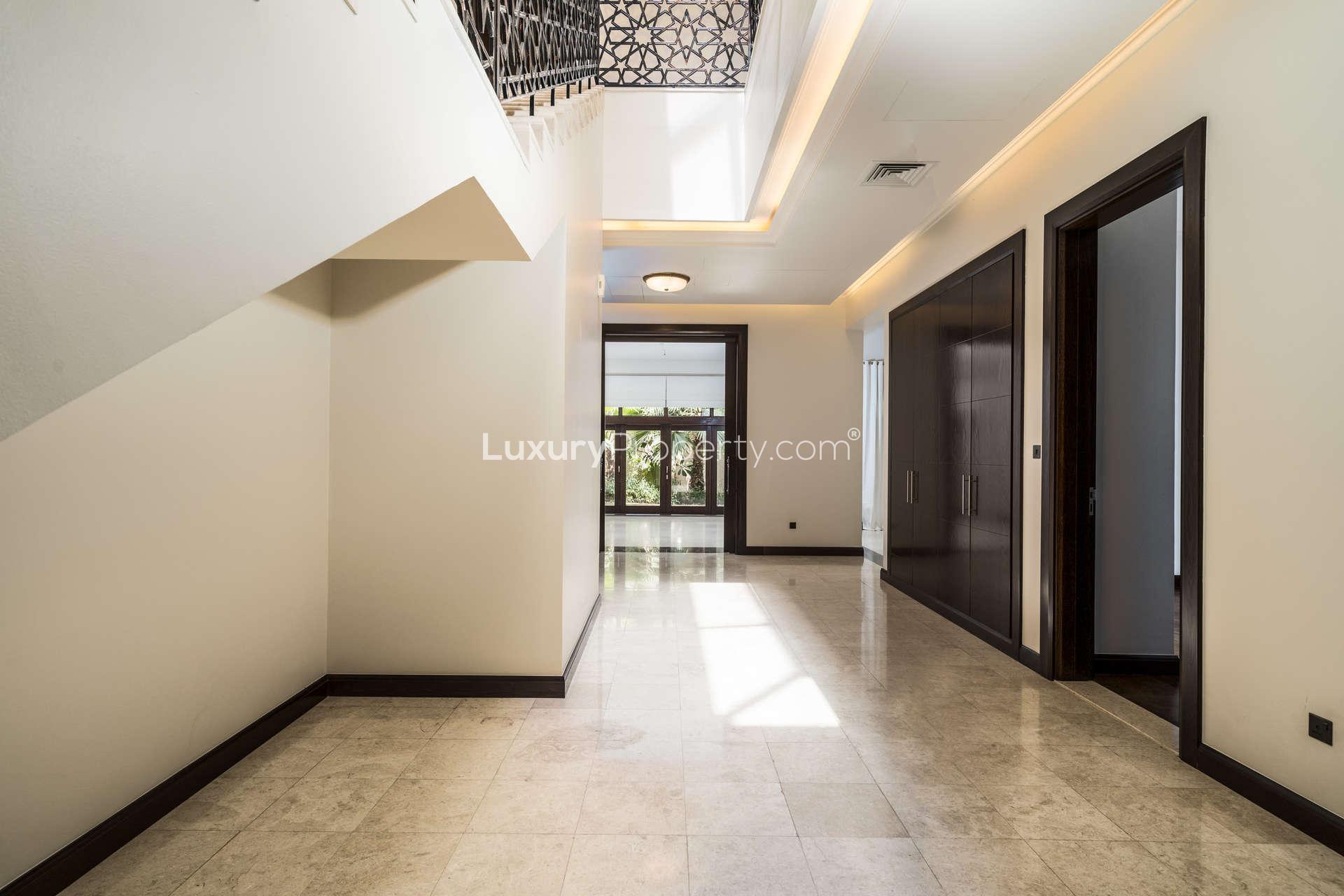 Spacious hallway in luxury 6-bedroom villa, Al Barari, Ajman Uptown, for sale