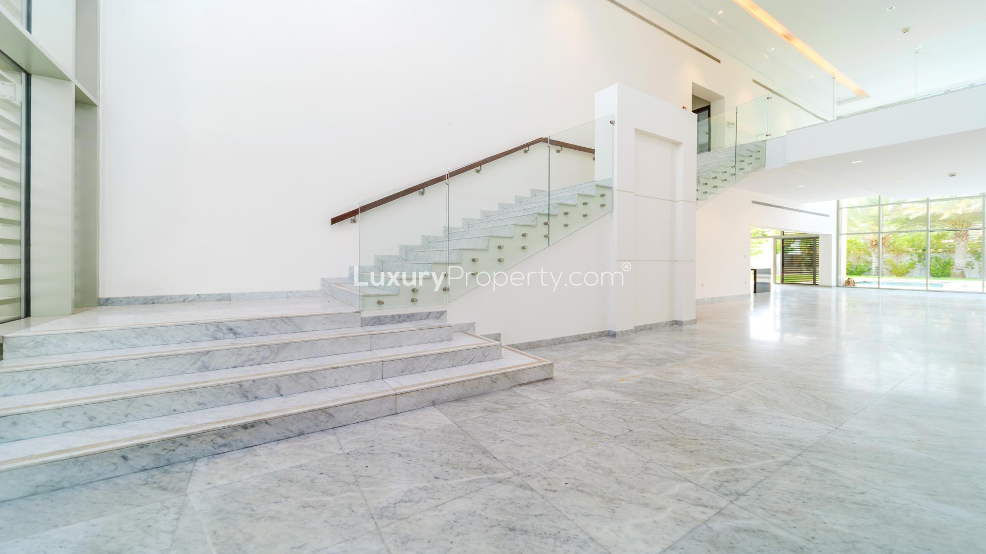 Contemporary 6-bedroom villa exterior in District One, Mohammed Bin Rashid City for sale