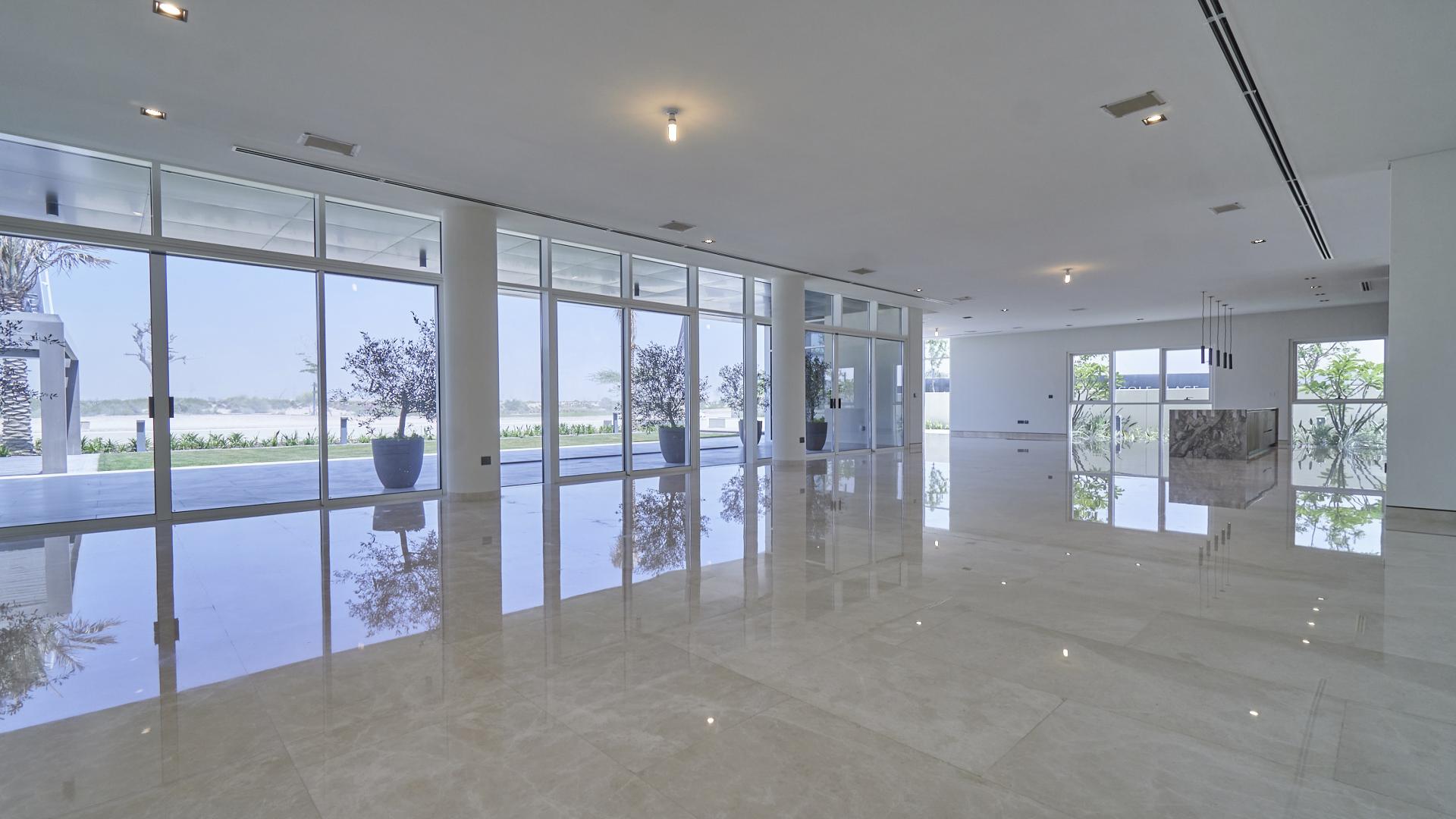 Brand new six-bedroom villa exterior at Golf Place, Dubai Hills Estate for sale