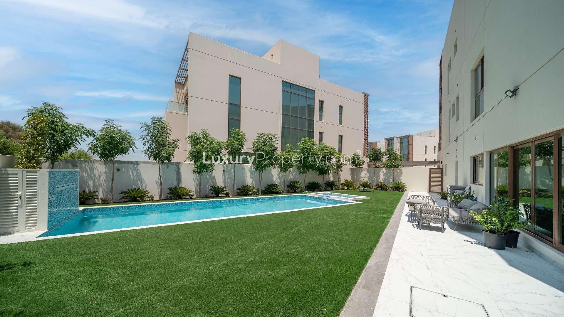 Exclusive 6-bedroom corner villa with private pool in Meydan Gated Community for sale