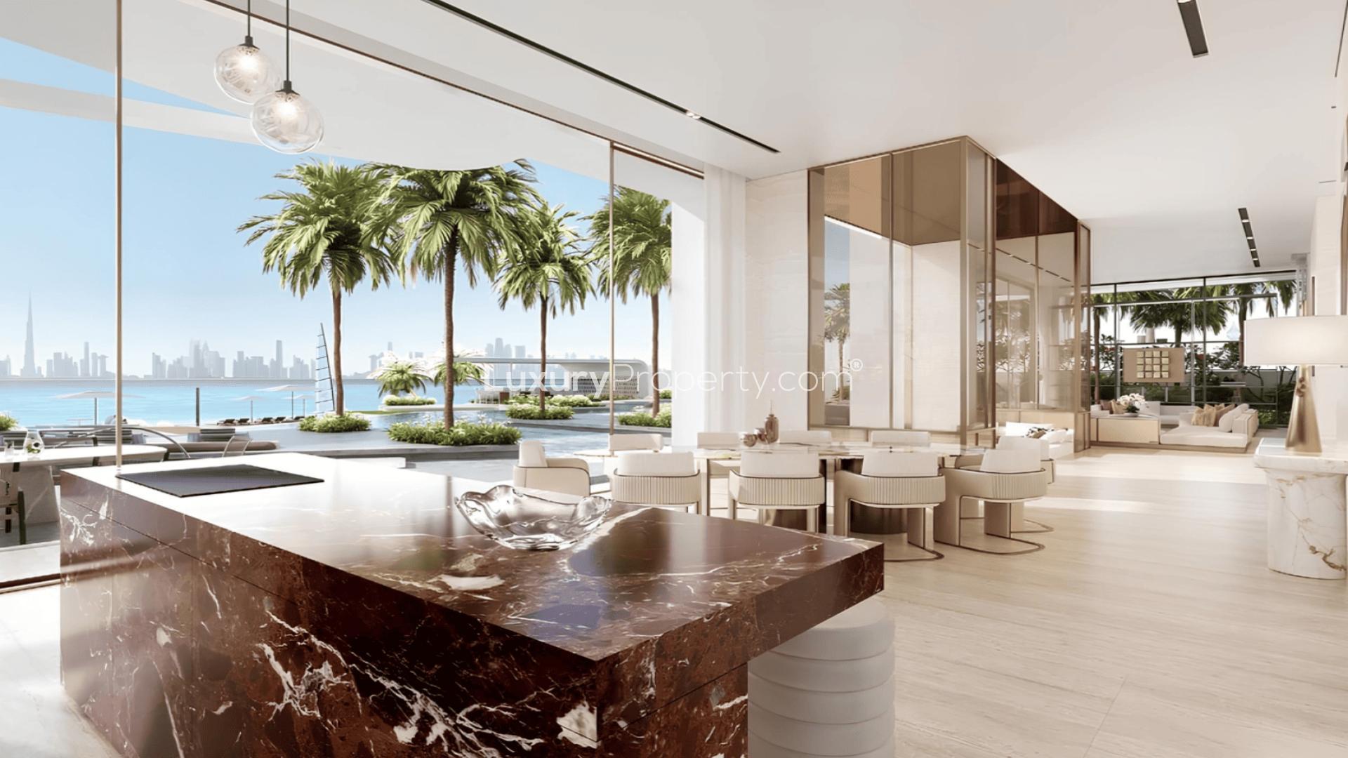 Luxurious modern villa with pool on Amali Island, The World Islands, Dubai