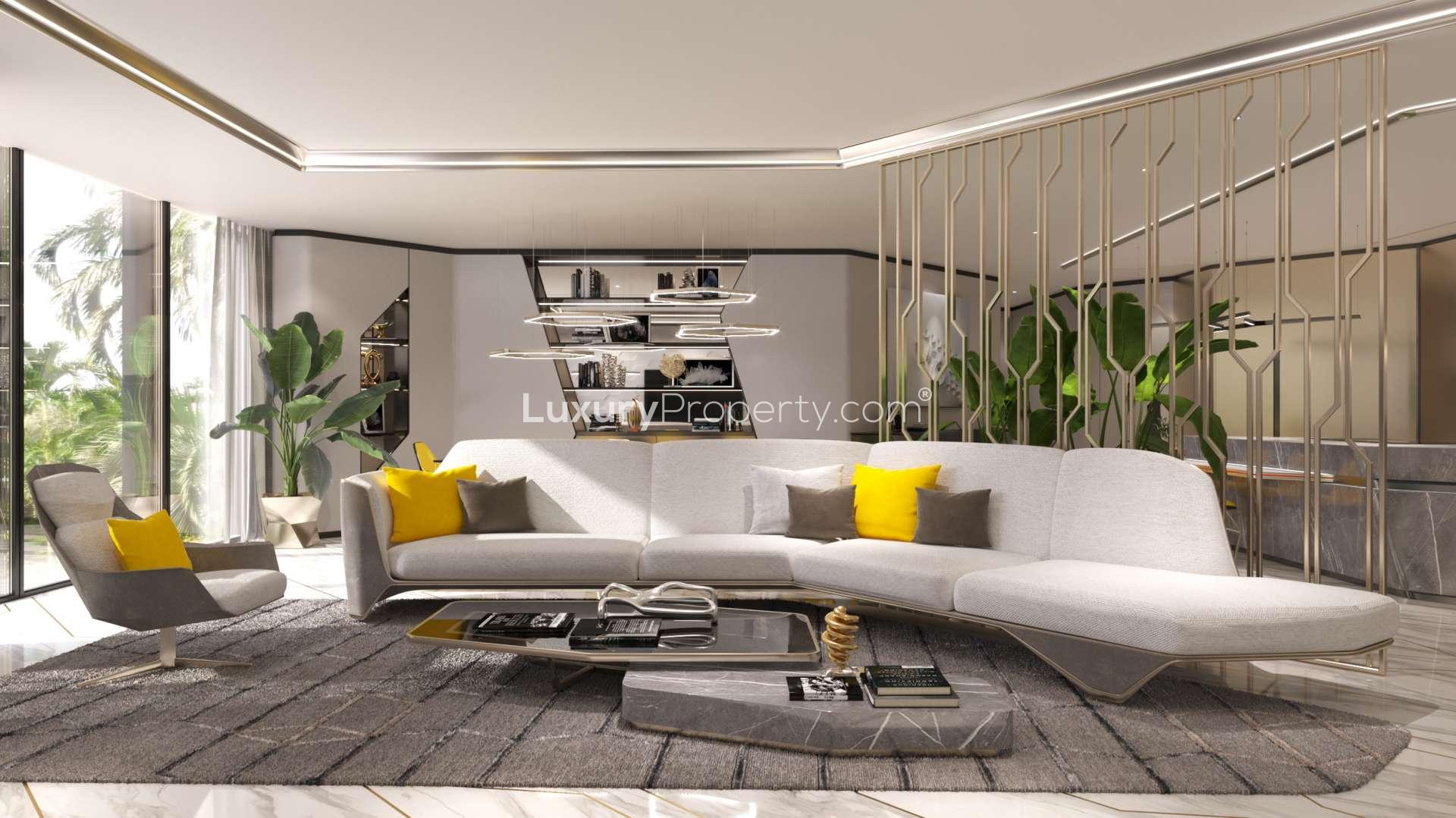 Modern bedroom in luxury villa, Majestic Vistas, Dubai Hills Estate, featuring stylish decor