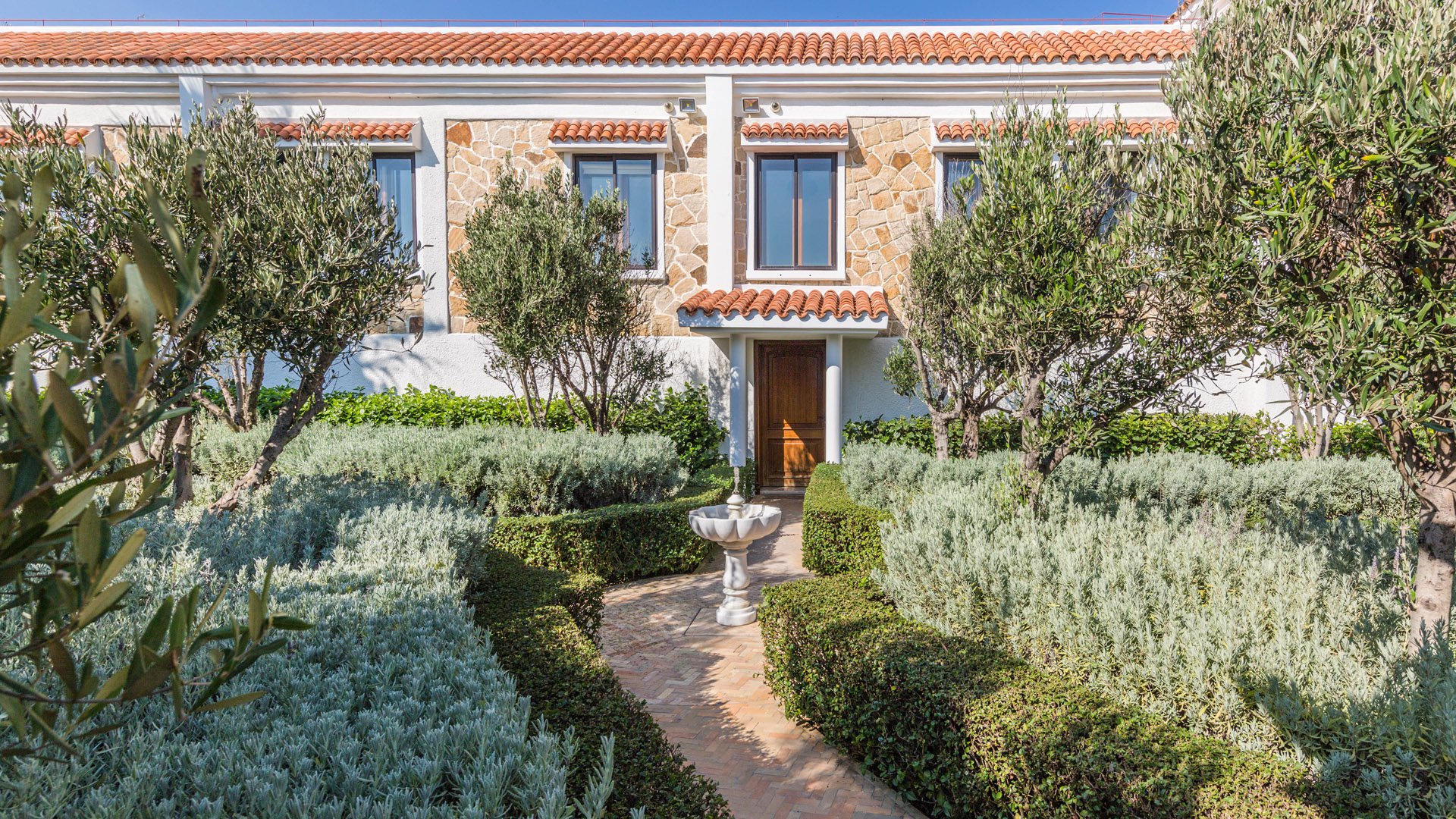 Aerial view of luxurious villa with pool in Marshan, Tangier, for sale