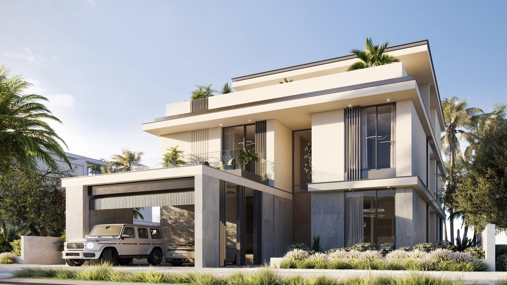 Palm Jebel Ali Villa with Private Beach and Arabian Gulf Views