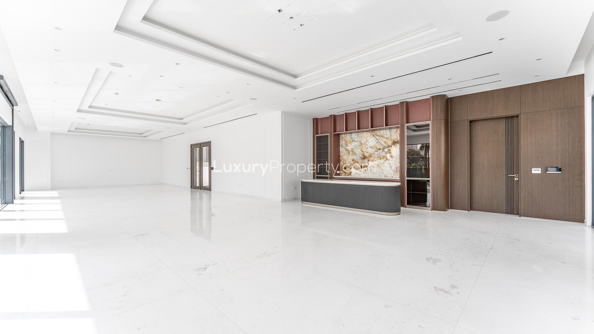 Elegant 6-bedroom villa exterior in Parkway Vistas, Dubai Hills Estate, for sale