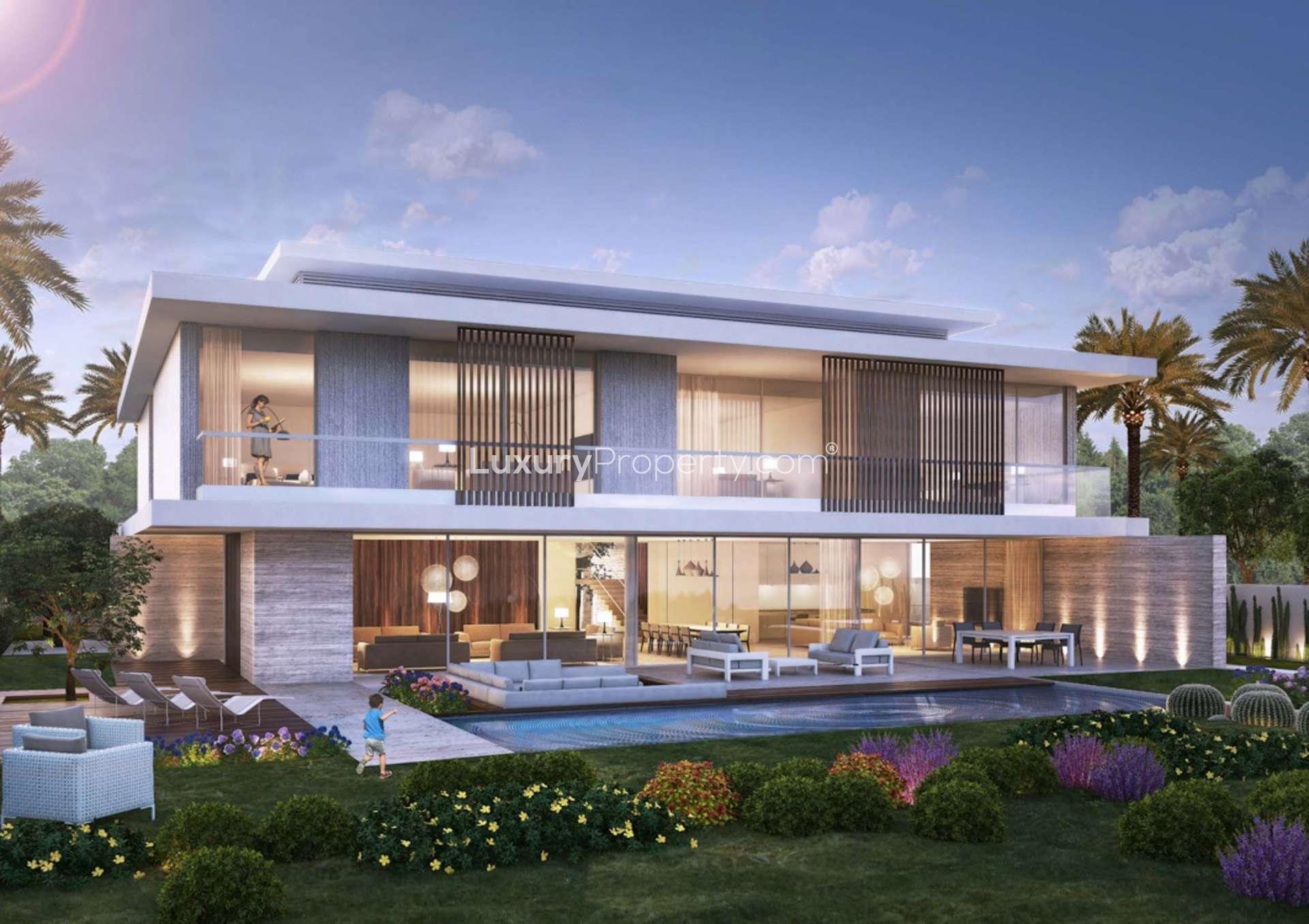 Modern kitchen in 6-bedroom villa, Dubai Hills Estate, Parkway Vistas, for sale