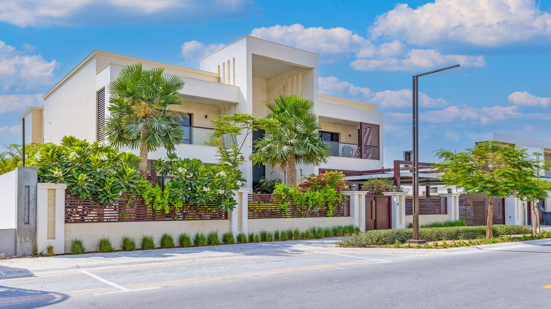 Exterior view of luxury villa at Dubai Hills Estate, Parkway Vistas, for sale