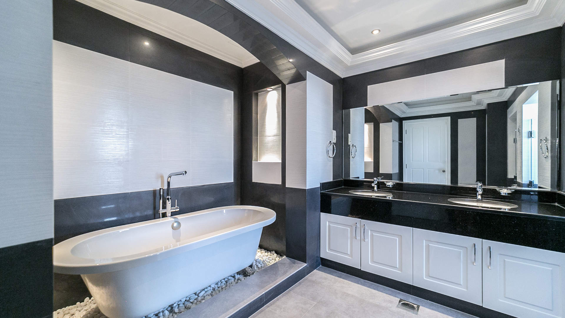 Luxurious six-bedroom villa exterior in Polo Homes, Arabian Ranches, for sale