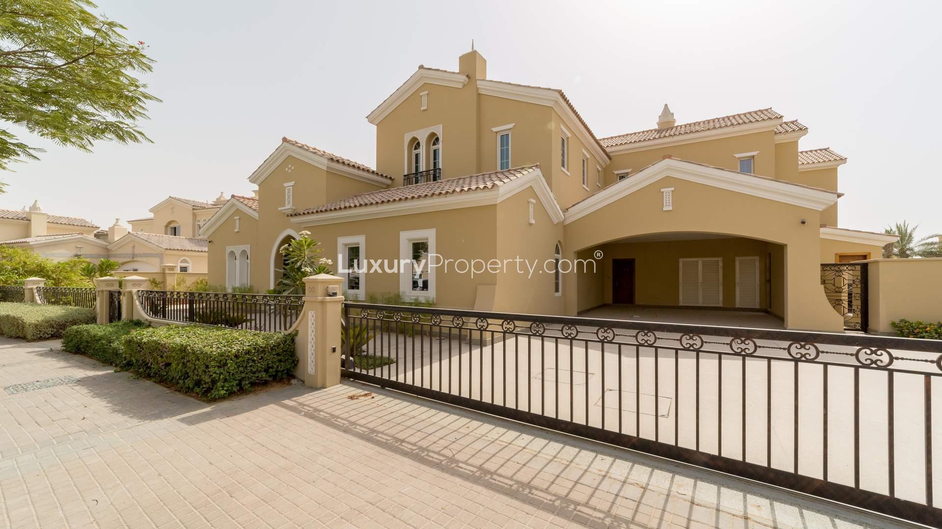 Floorplan of chic 6-bedroom villa in Polo Homes, Arabian Ranches, LP01309