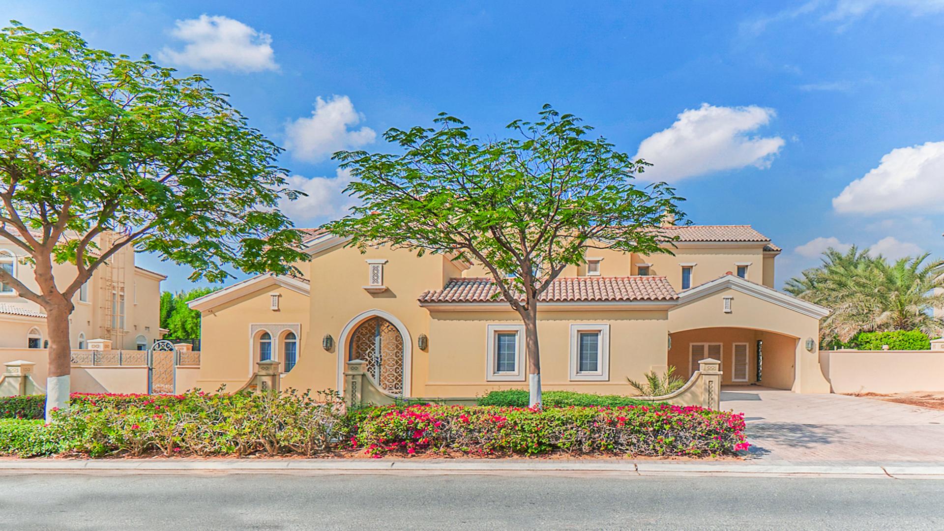 Exquisite 6-bedroom Type D Polo Homes villa exterior in Arabian Ranches for sale