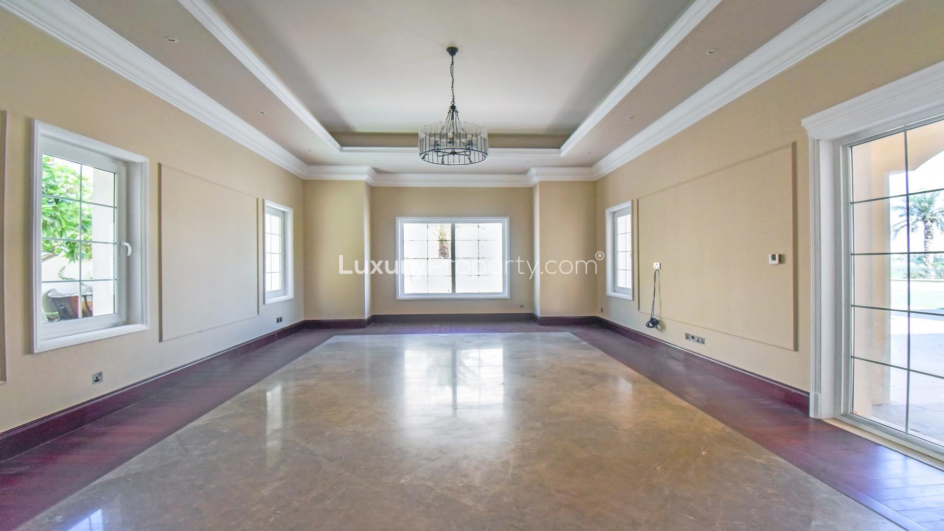 Villa with lush garden and polo field view in Arabian Ranches, Polo Homes