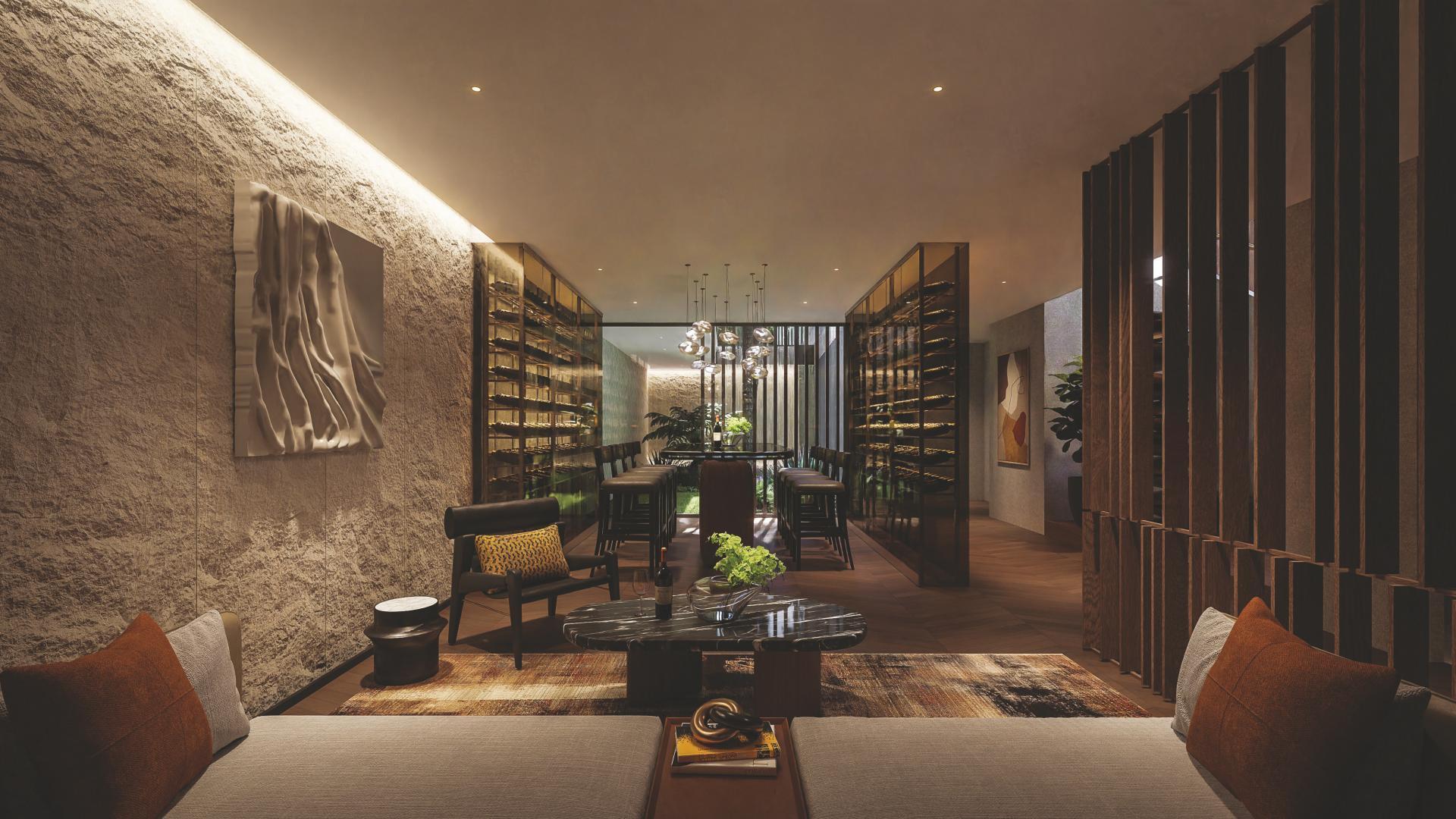 Luxurious villa interior with modern decor in Tilal Al Ghaf, Serenity Mansions