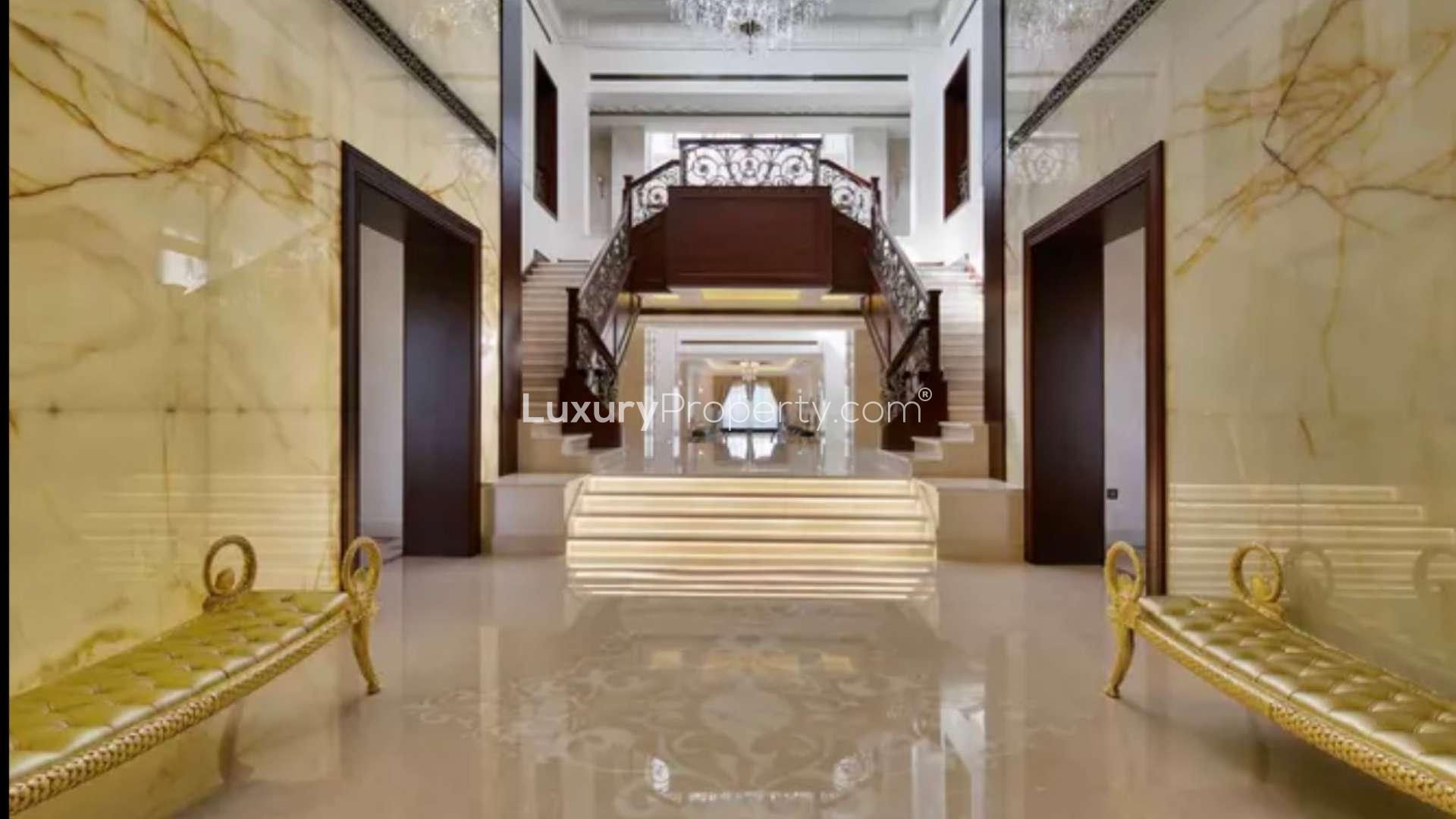 Luxurious 6-bedroom villa with pool and golf views in Emirates Hills, Sector L
