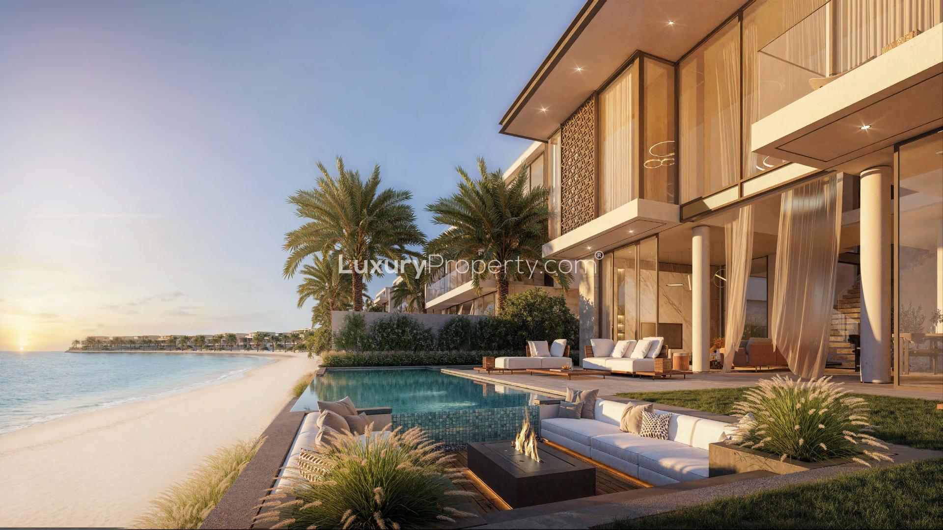 Luxurious 6-bedroom villa with pool at The Beach Collection, Palm Jebel Ali, for sale