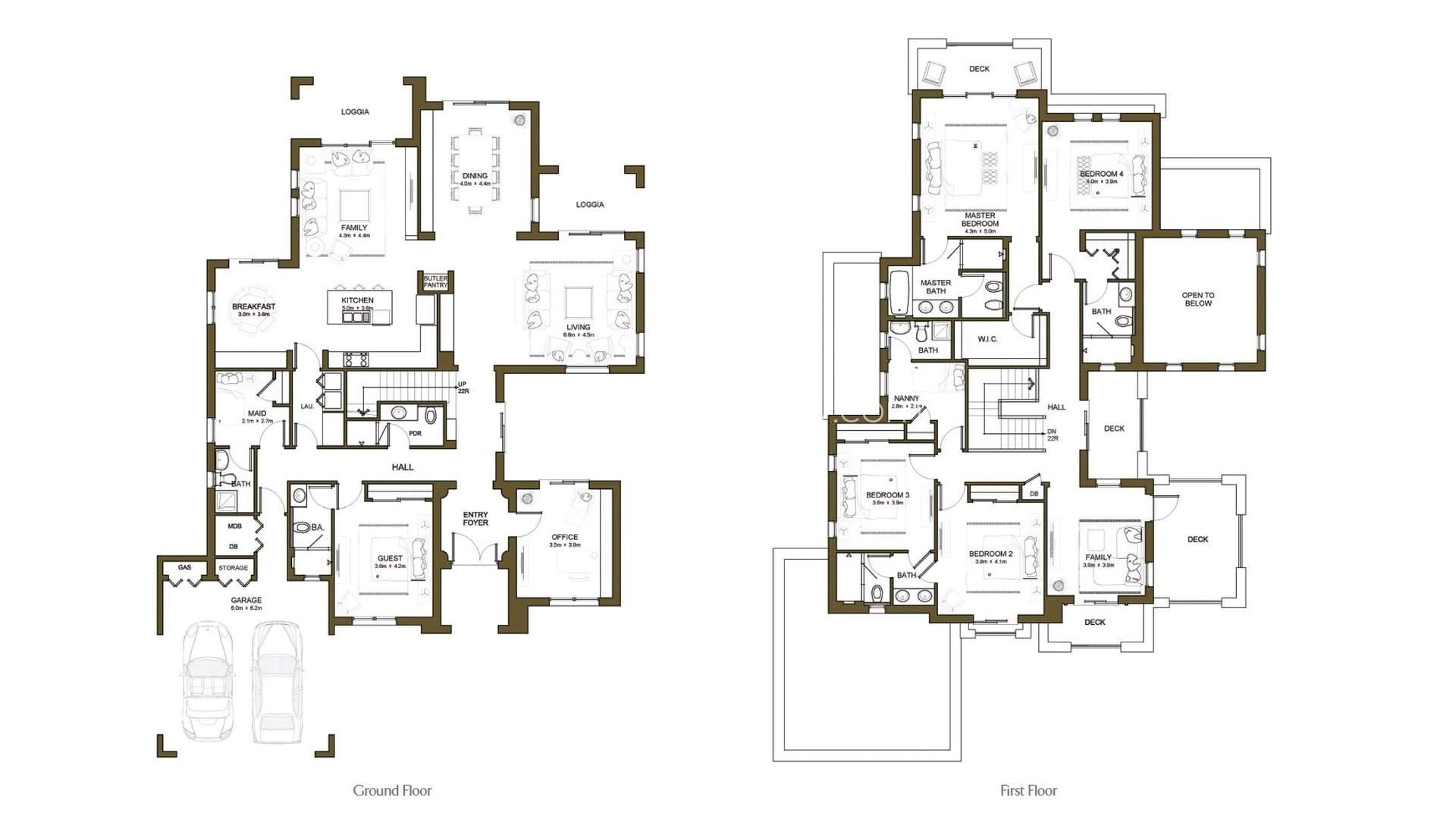 Yasmin Arabian Ranches 2 villa community layout featuring residential plots and green spaces