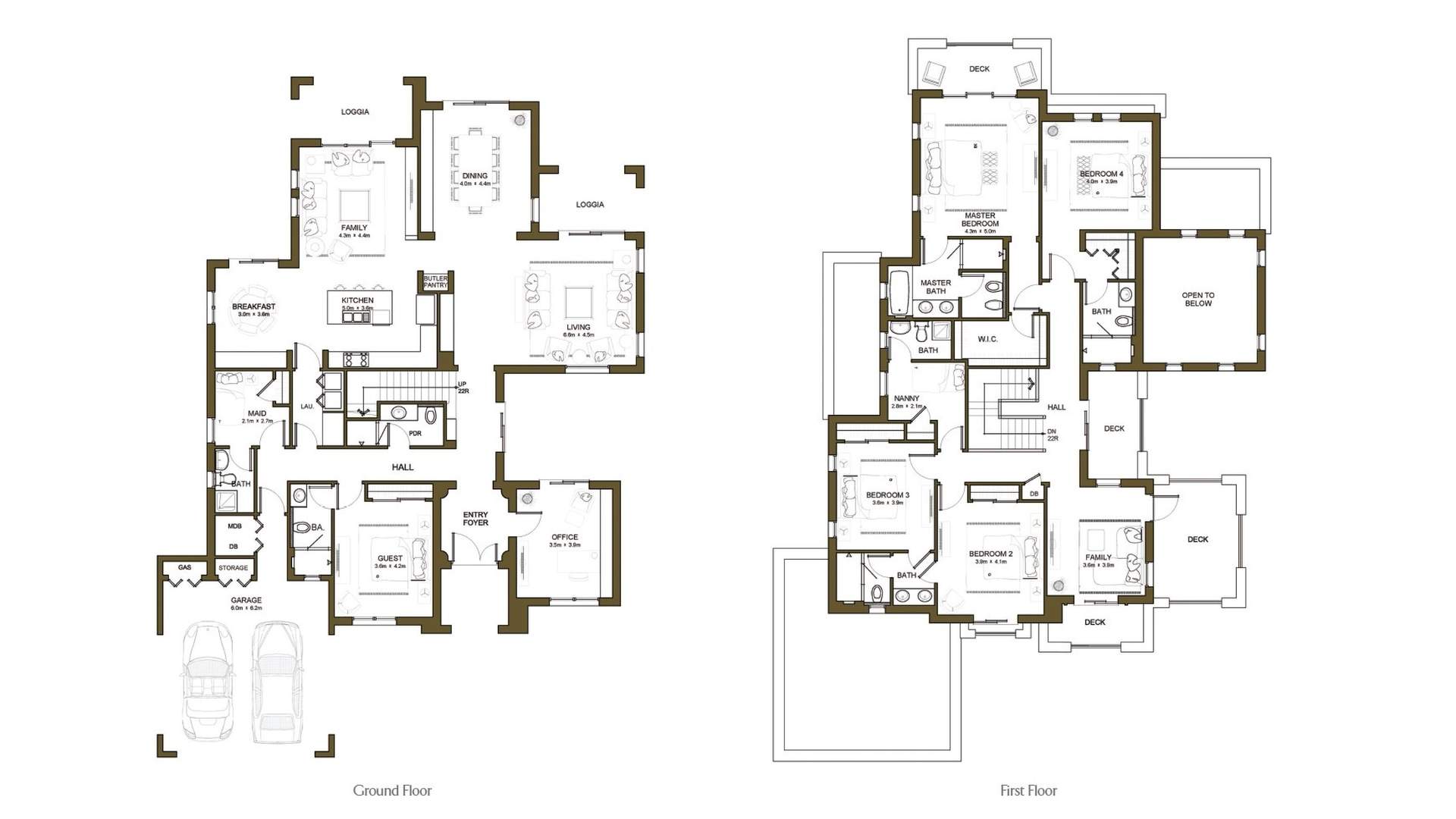 Yasmin Arabian Ranches 2 villa community layout featuring residential plots and green spaces
