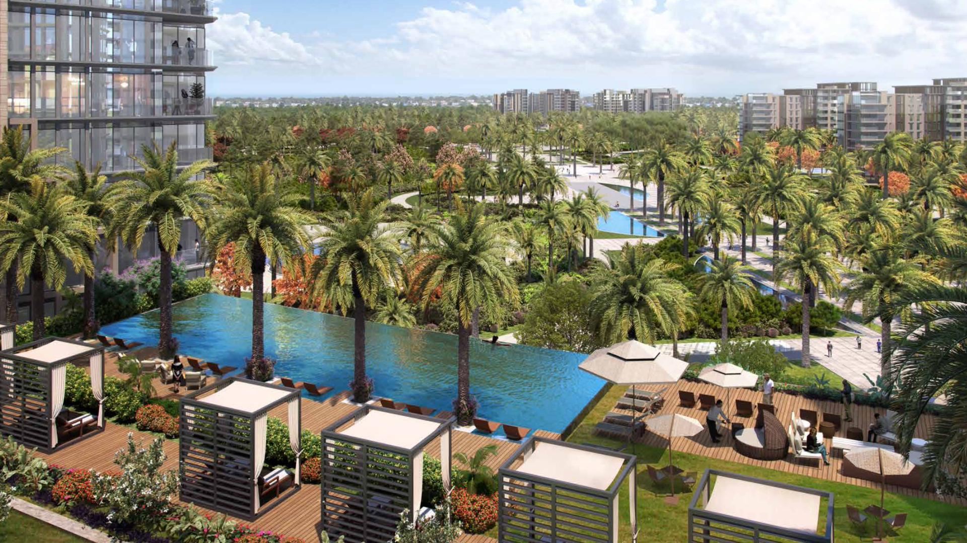 Floor plan of SkyBridge Villa, Zed Park Tower, featuring six bedrooms and bathrooms.