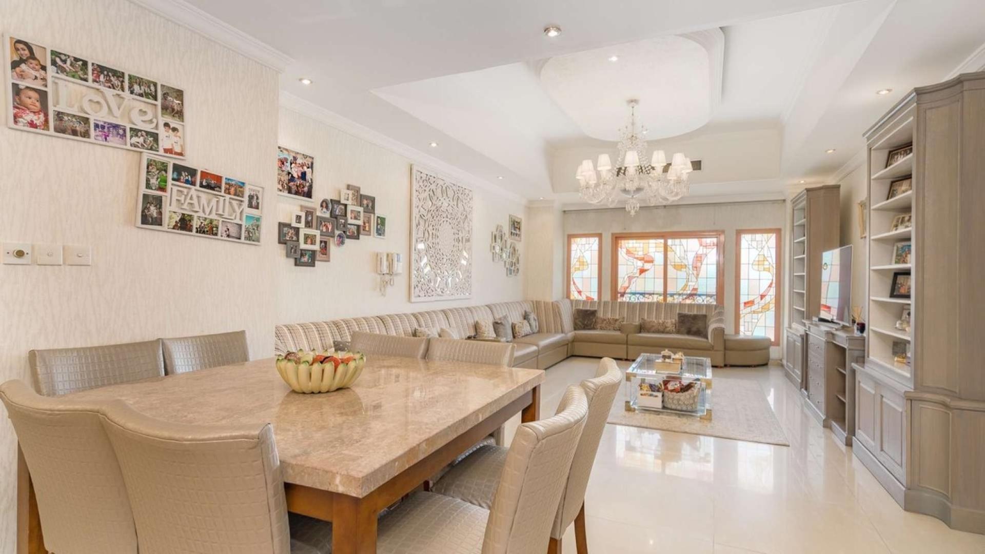 Magnificent 7-bedroom villa exterior with garden and driveway, Al Wasl, Jumeirah for sale