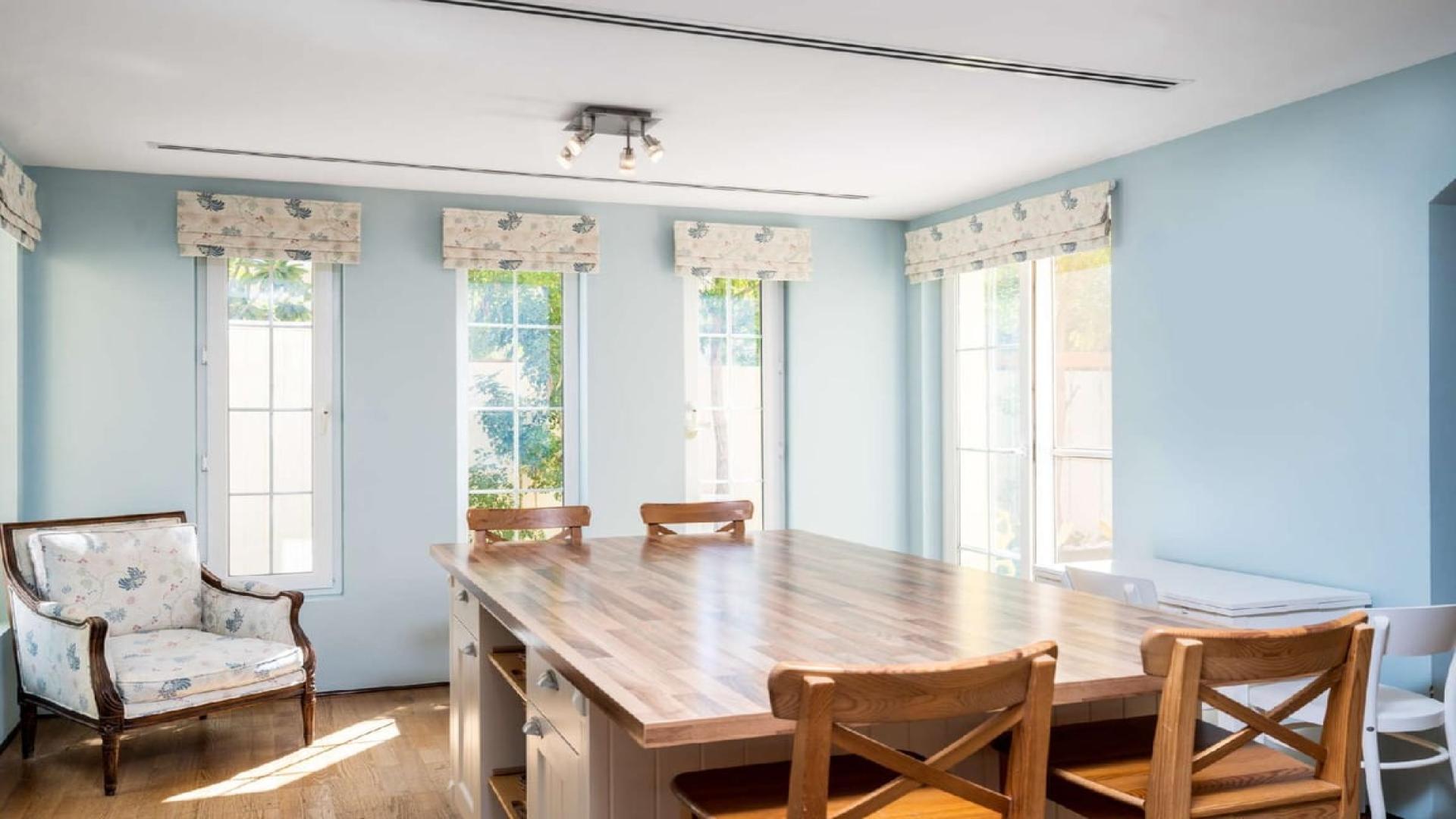 Immaculate 7-bedroom villa exterior with lush garden in Mirador, Arabian Ranches for sale