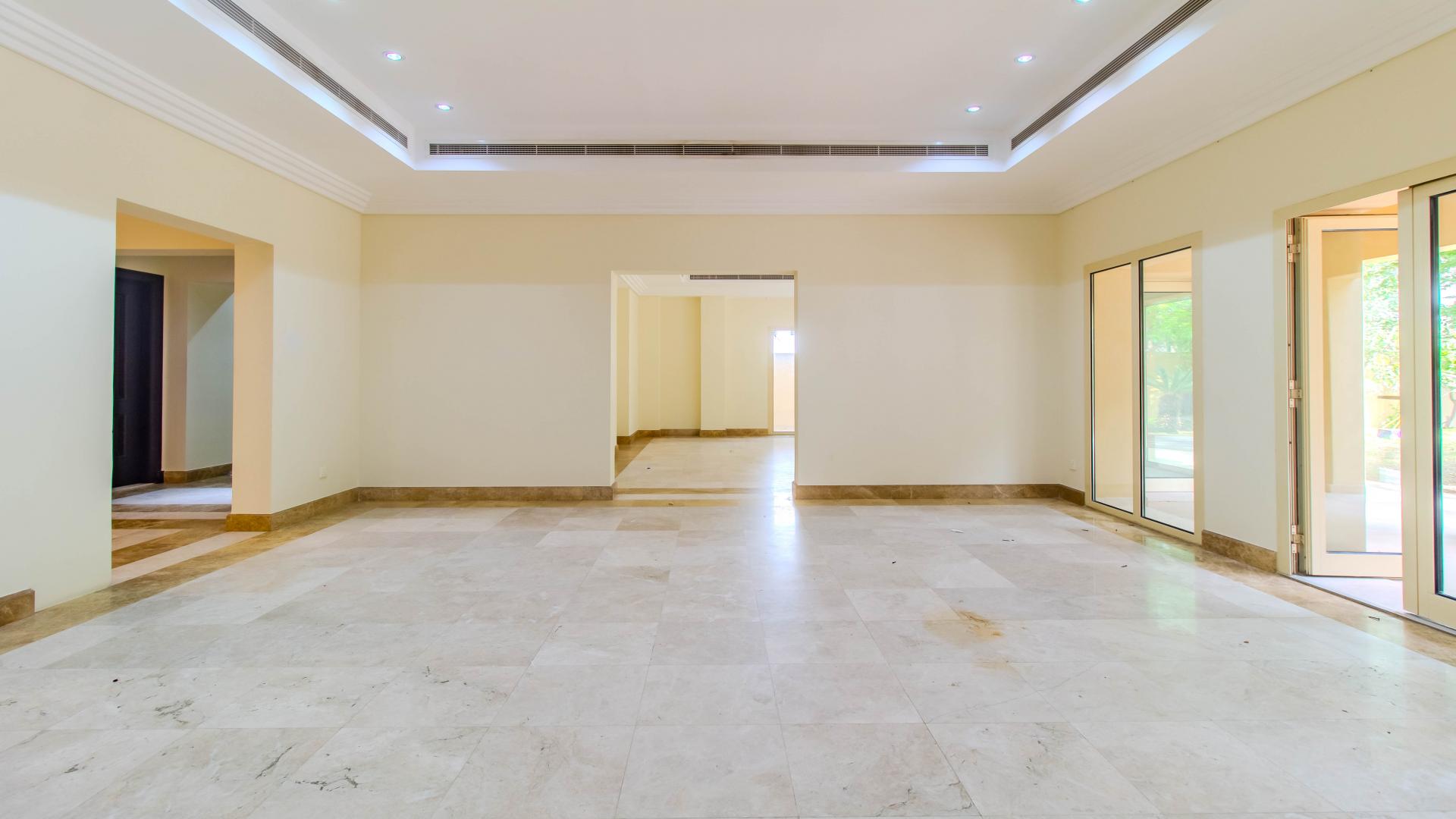 Exterior view of luxury villa in Hattan, The Lakes, available for rent