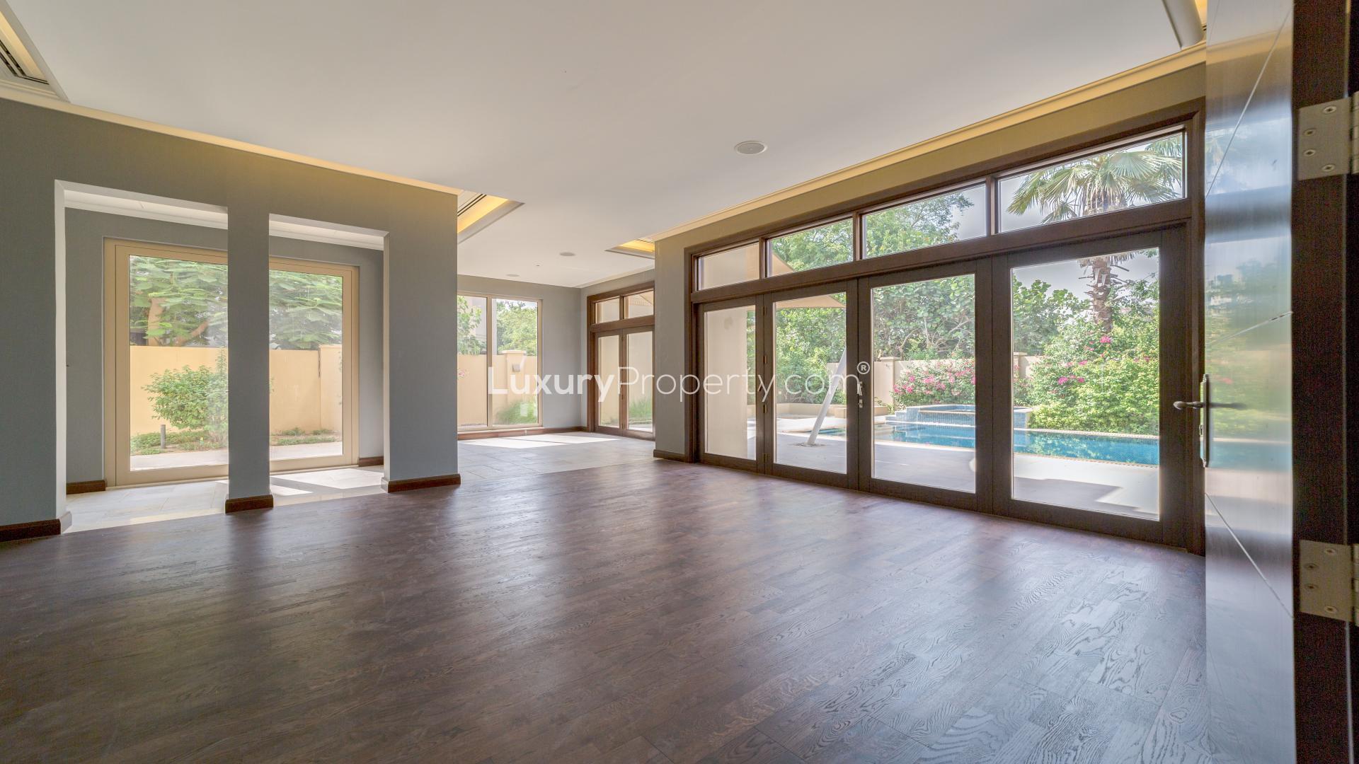 Luxurious villa with private pool and lush garden in Al Barari, Dubai Hills Estate