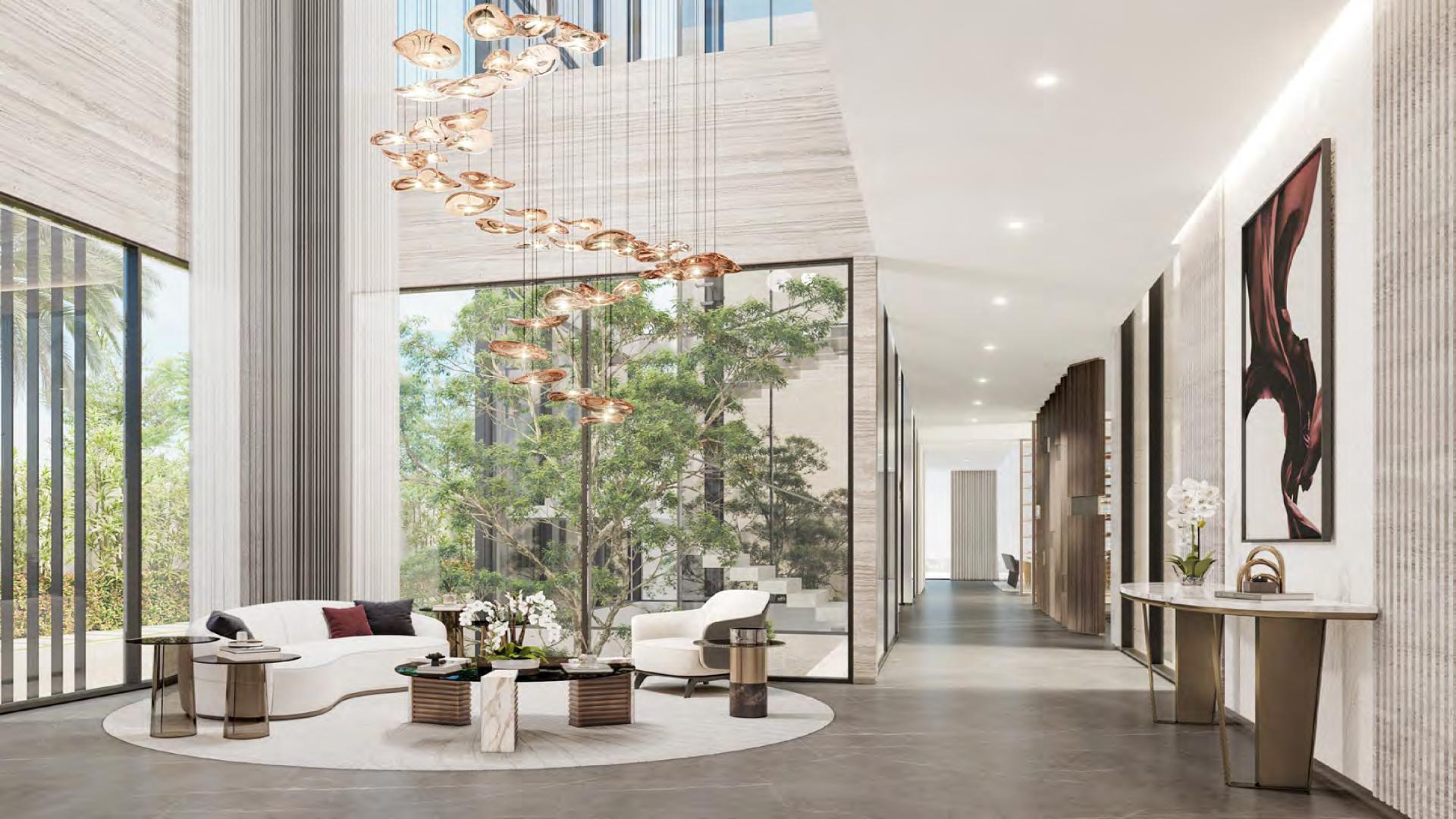 Luxurious 7-bedroom villa exterior in Damac Autograph Collection, Damac Hills, for sale