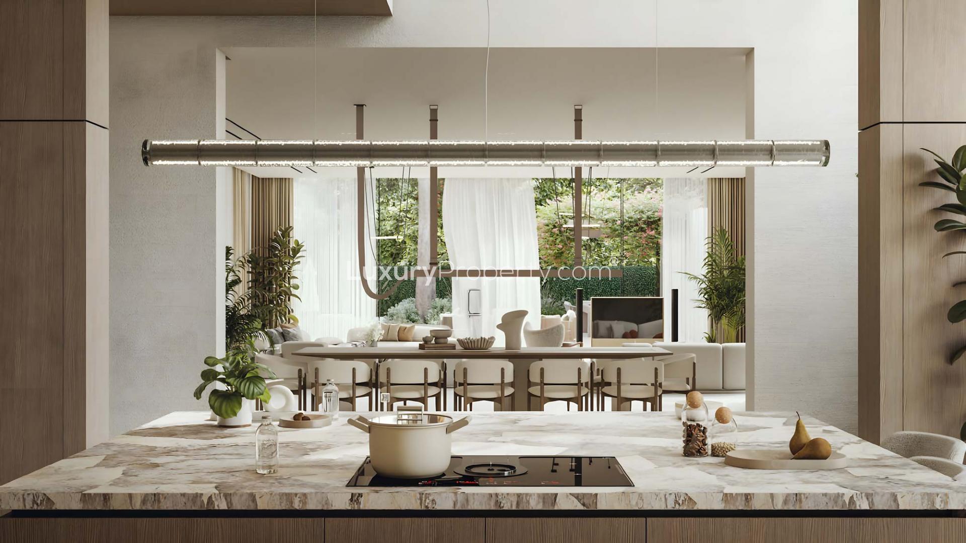 Luxurious 7-bedroom villa in Altissima, Al Barari, showcasing modern design and lush landscaping