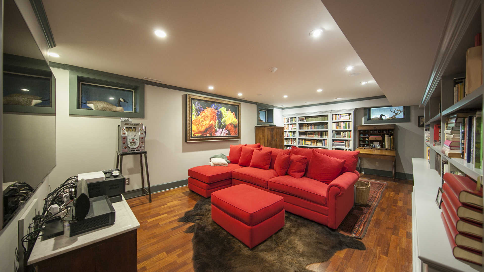 Bedroom view of ocean from Montauk Moorlands villa at 165 Deforest Road, Hamptons