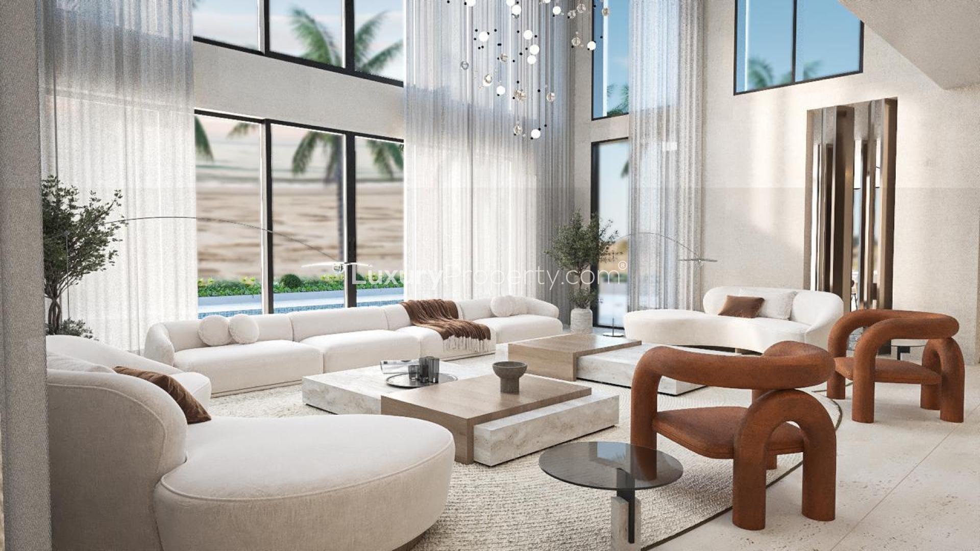 Spectacular custom-built villa with modern design and pool, Palm Jumeirah, Signature Villas