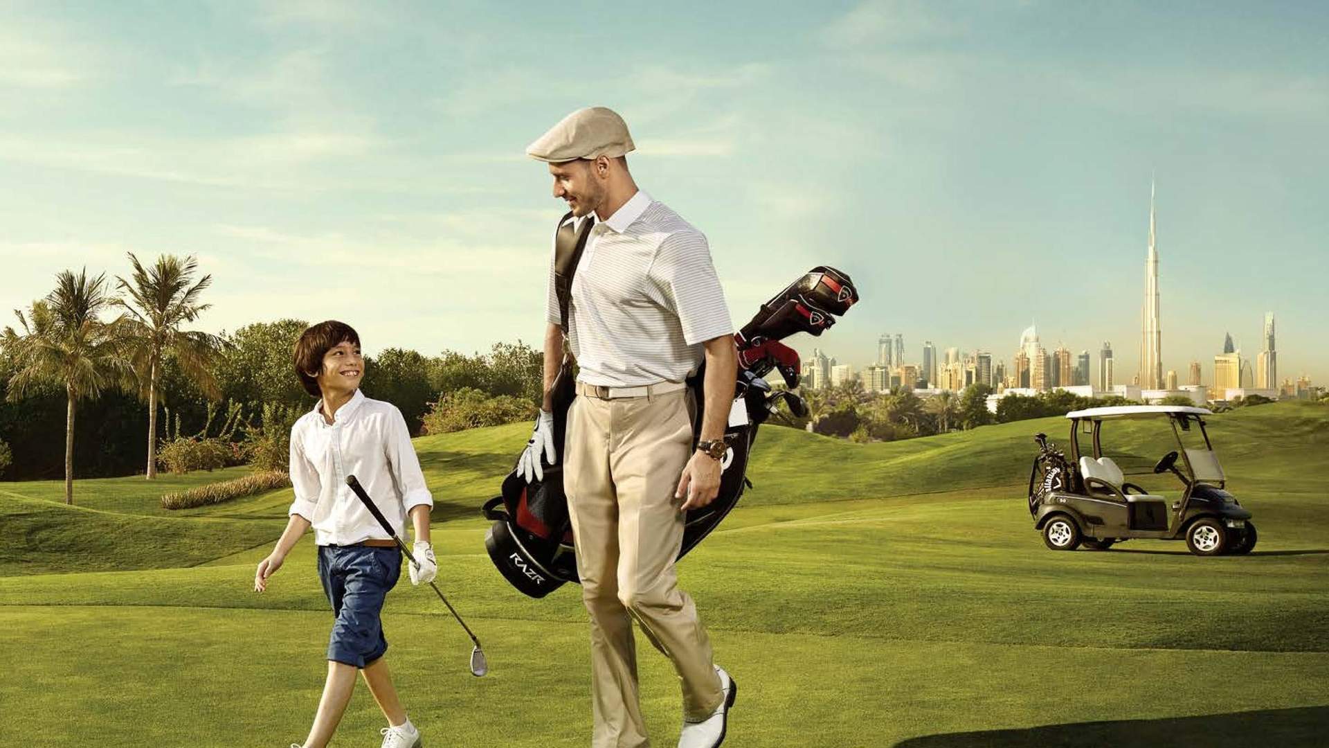 Map of Fairway Vistas in Dubai Hills Estate, highlighting villa locations and community layout