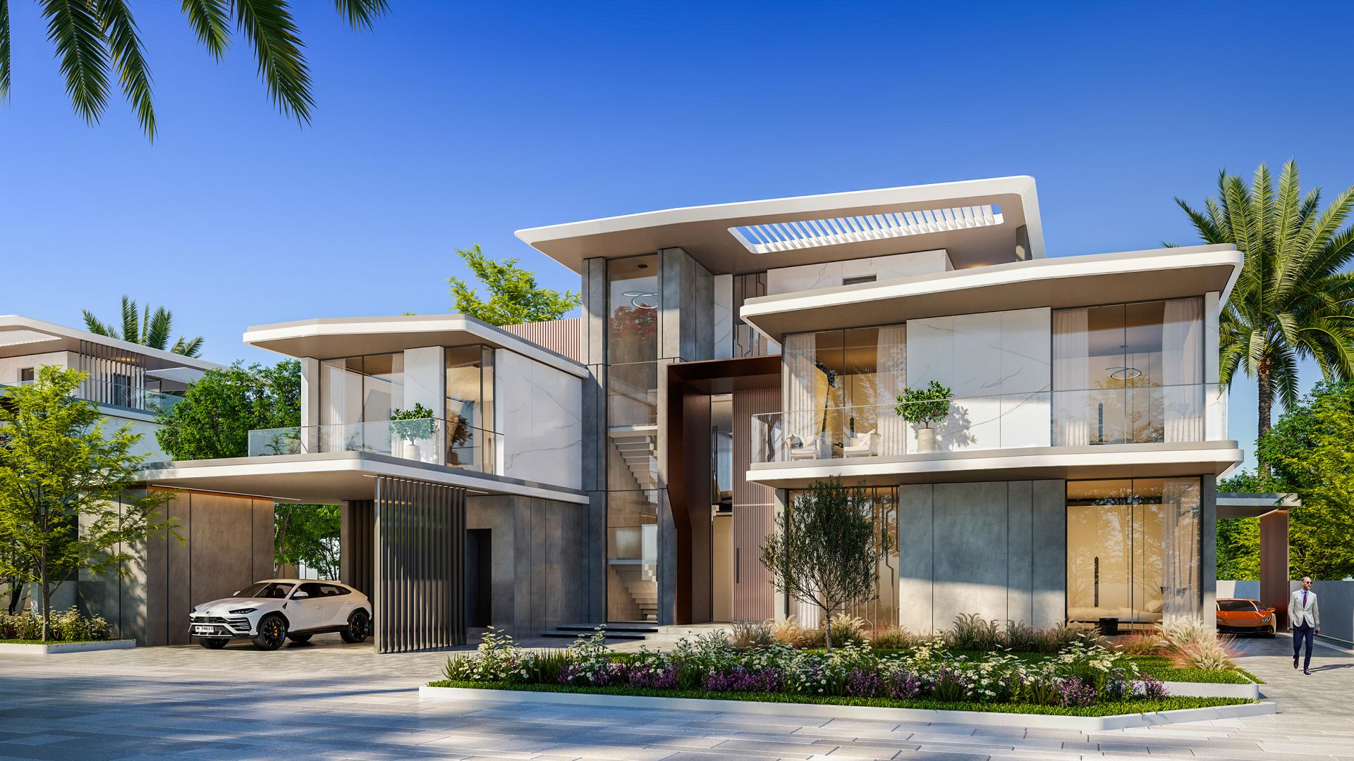 Luxurious 6-bedroom villa with pool and terrace in Dubai Hills Estate, Majestic Vistas